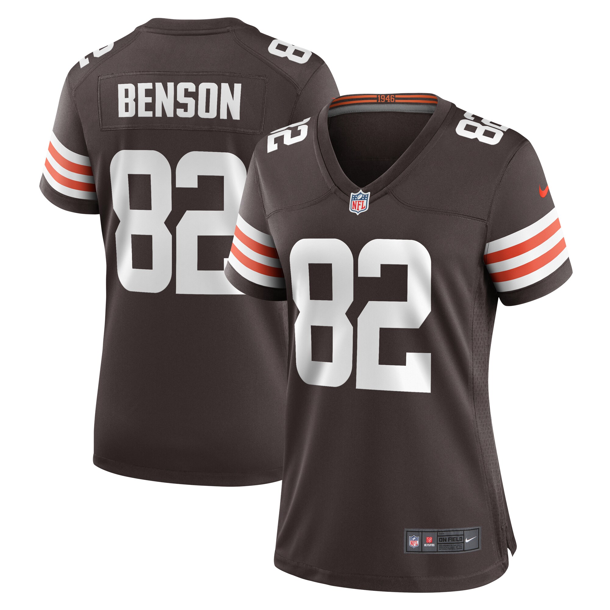 Trinity Benson Cleveland Browns Women's Team Game Jersey - Brown cheap jerseys for sale - CheapJerseys.Shop