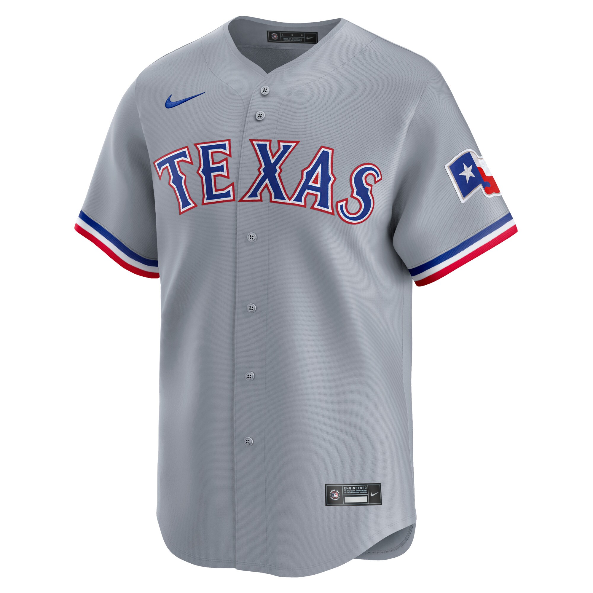 Jacob deGrom Texas Rangers Away Limited Player Jersey - Gray cheap jerseys for sale - CheapJerseys.Shop