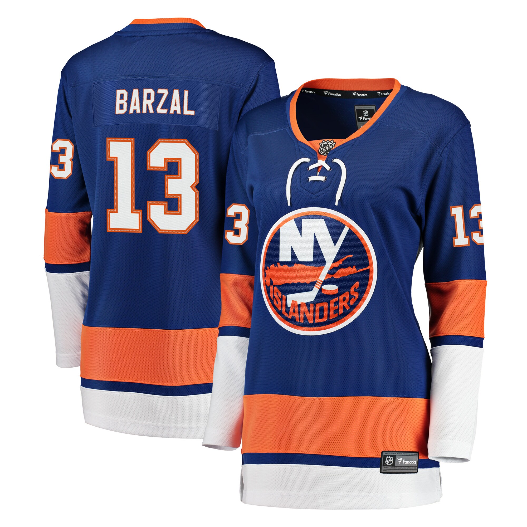 Mathew Barzal New York Islanders Fanatics Women's Breakaway Player Jersey - Royal cheap jerseys for sale - CheapJerseys.Shop