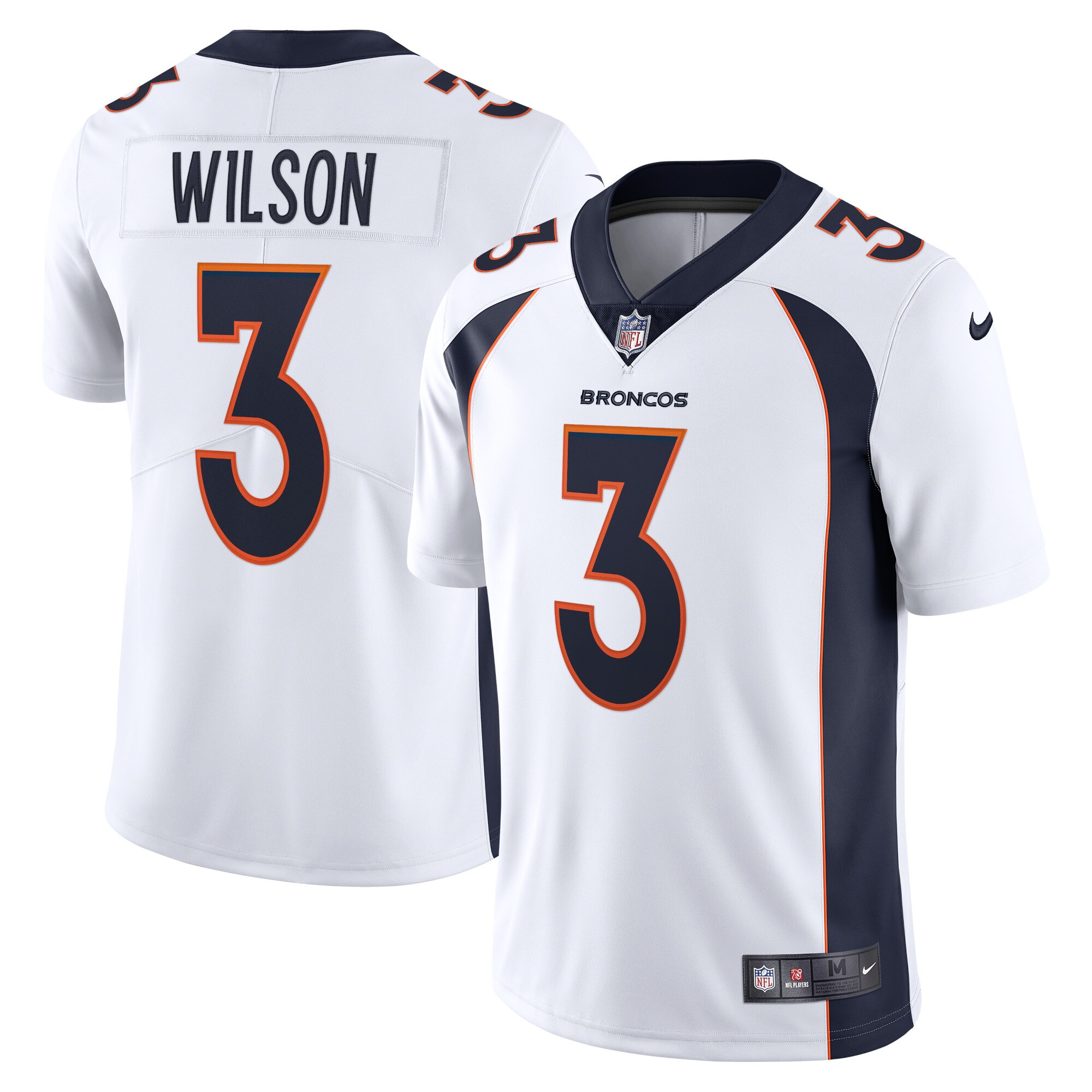 Russell Wilson Denver Broncos Team Vapor Limited Jersey - White cheap jerseys for sale - CheapJerseys.Shop