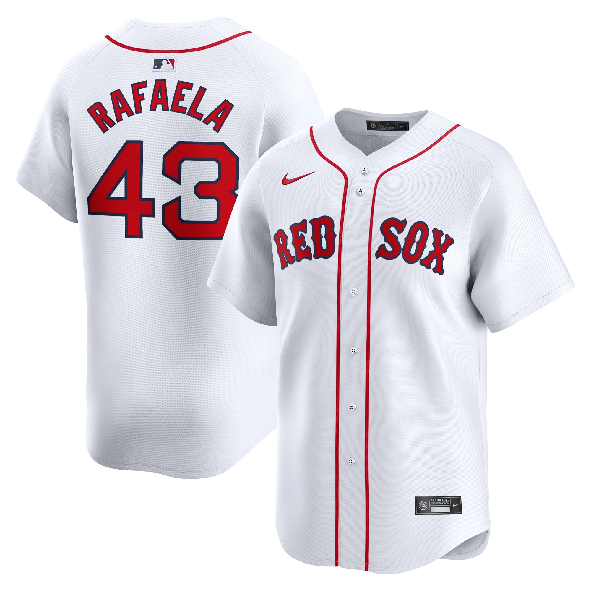 Ceddanne Rafaela Boston Red Sox Home Limited Player Jersey - White cheap jerseys for sale - CheapJerseys.Shop
