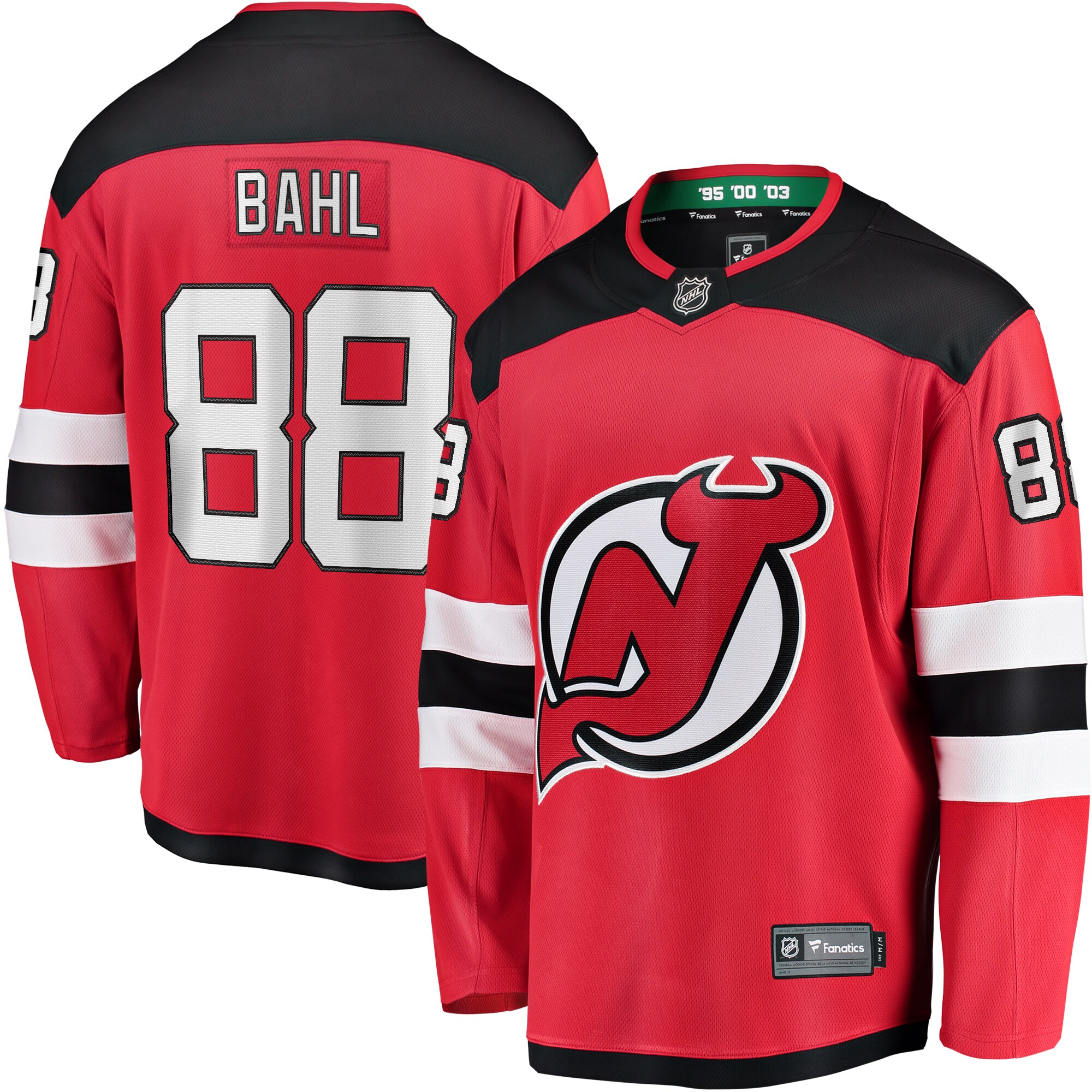 Kevin Bahl New Jersey Devils Fanatics Home Breakaway Jersey - Red cheap jerseys for sale - CheapJerseys.Shop