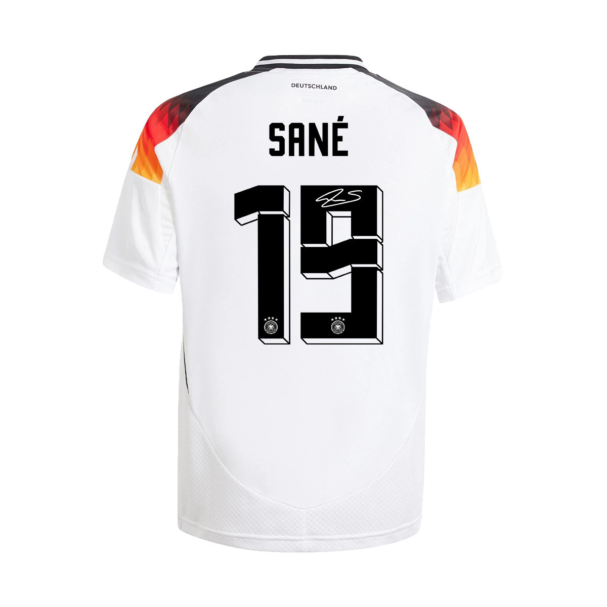 Leroy Sané 19 Signed Germany National Team 2024/25 YOUTH Jersey Autographed - Home cheap jerseys for sale - CheapJerseys.Shop