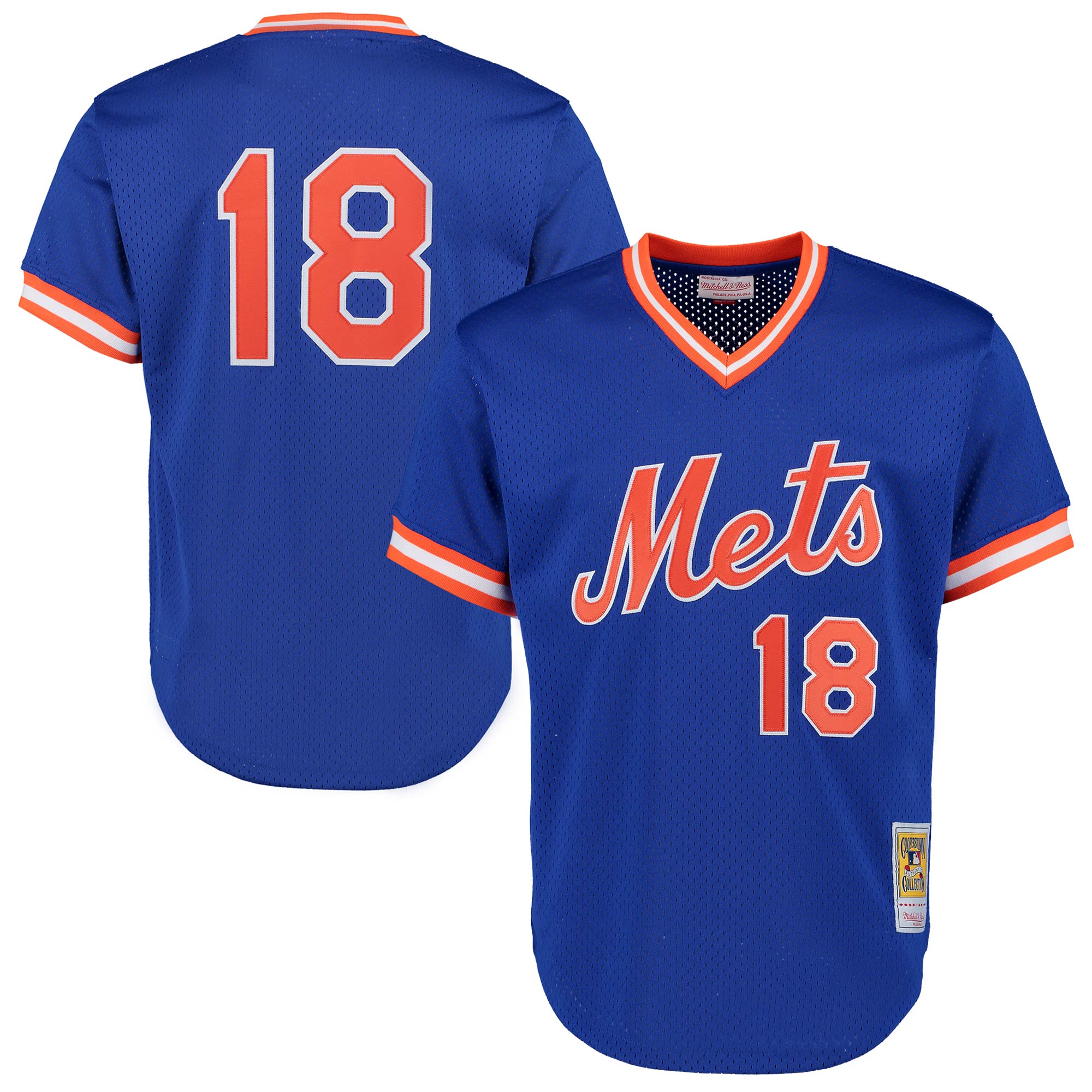 Darryl Strawberry New York Mets Mitchell & Ness Cooperstown Mesh Batting Practice Jersey - Royal cheap jerseys for sale - CheapJerseys.Shop