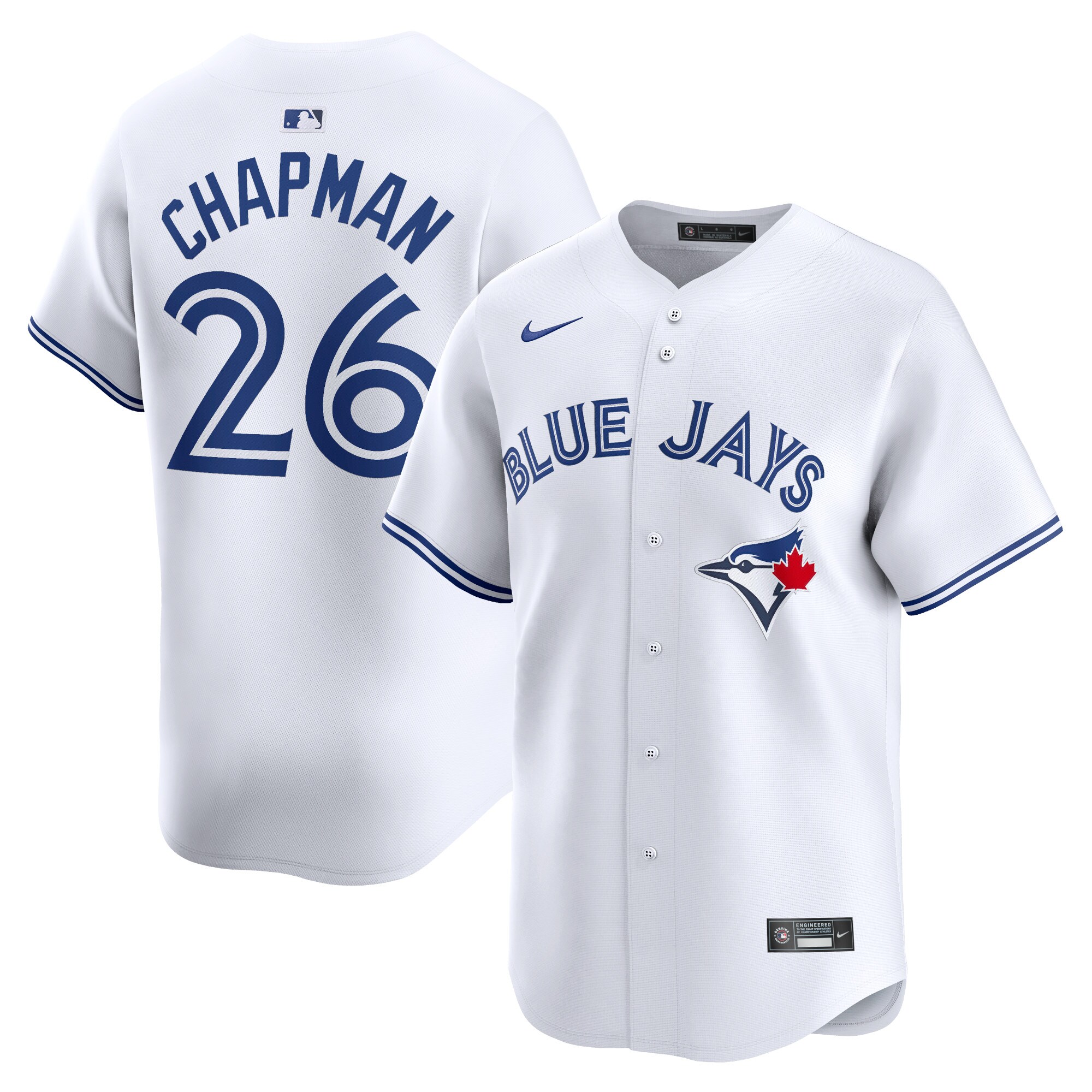 Matt Chapman Toronto Blue Jays Home Limited Player Jersey - White cheap jerseys for sale - CheapJerseys.Shop