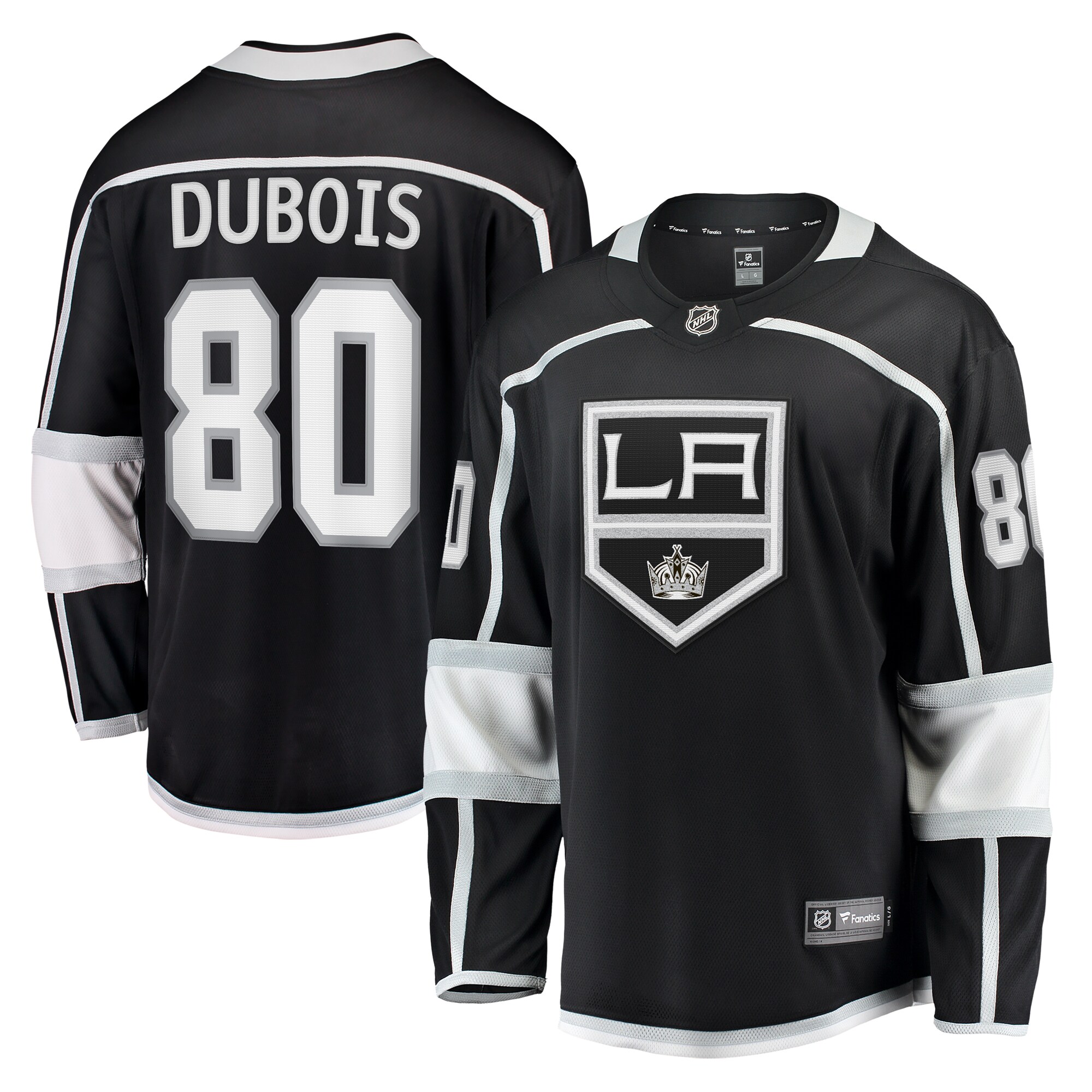 Pierre-Luc Dubois Los Angeles Kings Fanatics Home Breakaway Jersey - Black cheap jerseys for sale - CheapJerseys.Shop