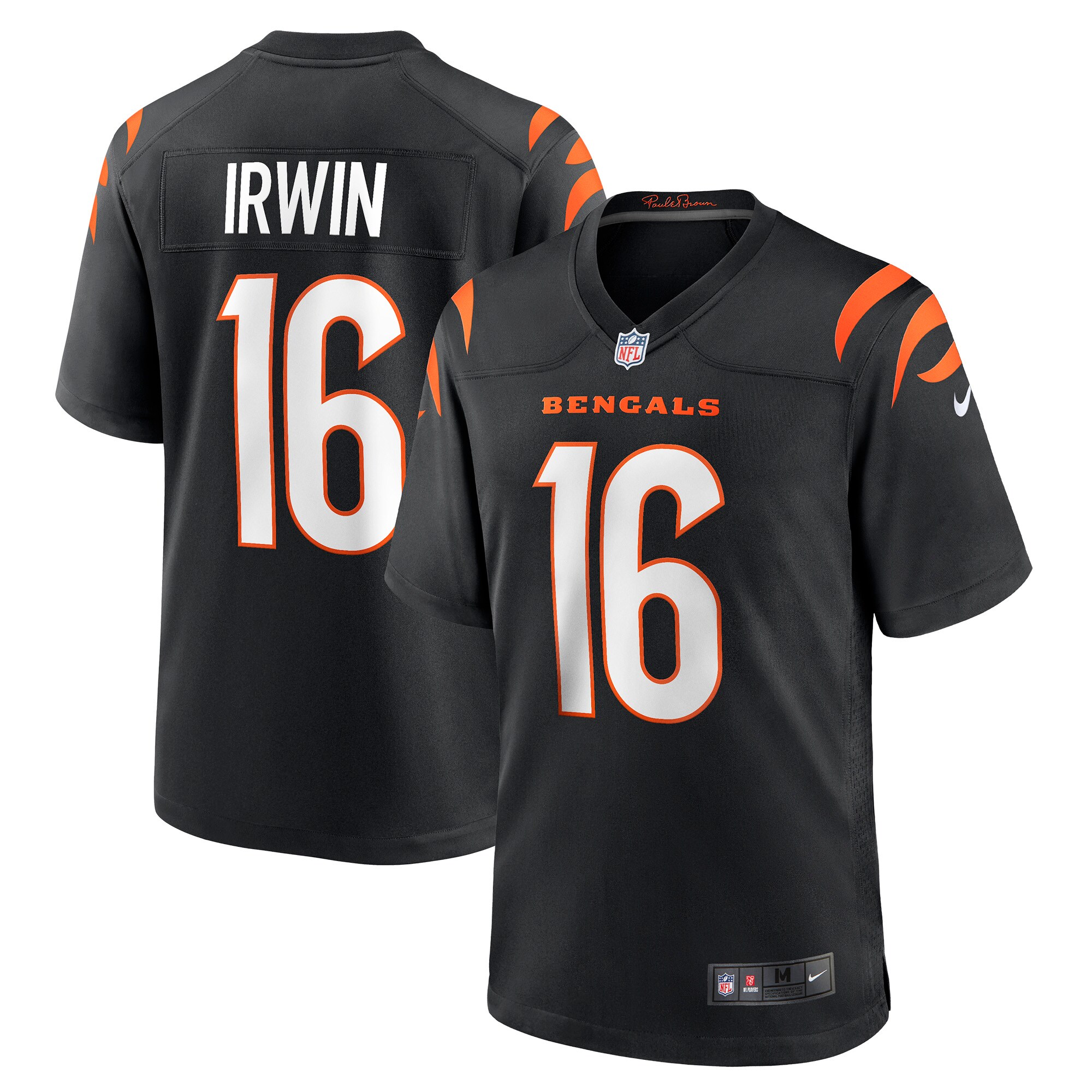Trenton Irwin Cincinnati Bengals Game Player Jersey - Black cheap jerseys for sale - CheapJerseys.Shop