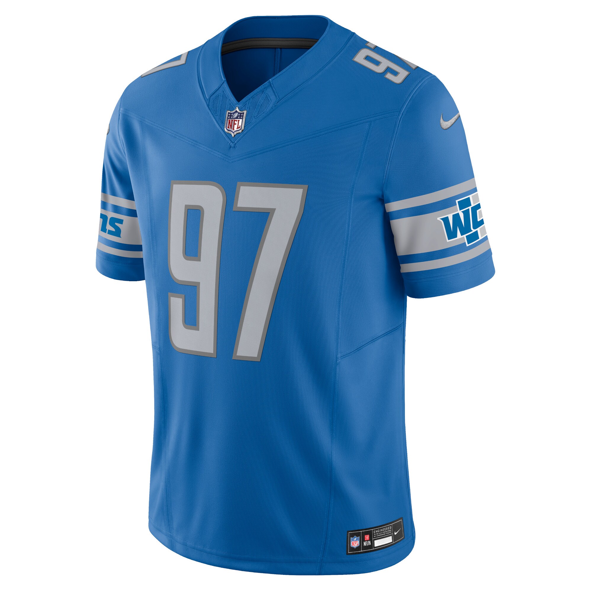 Aidan Hutchinson Detroit Lions Vapor F.U.S.E. Limited Jersey - Blue cheap jerseys for sale - CheapJerseys.Shop