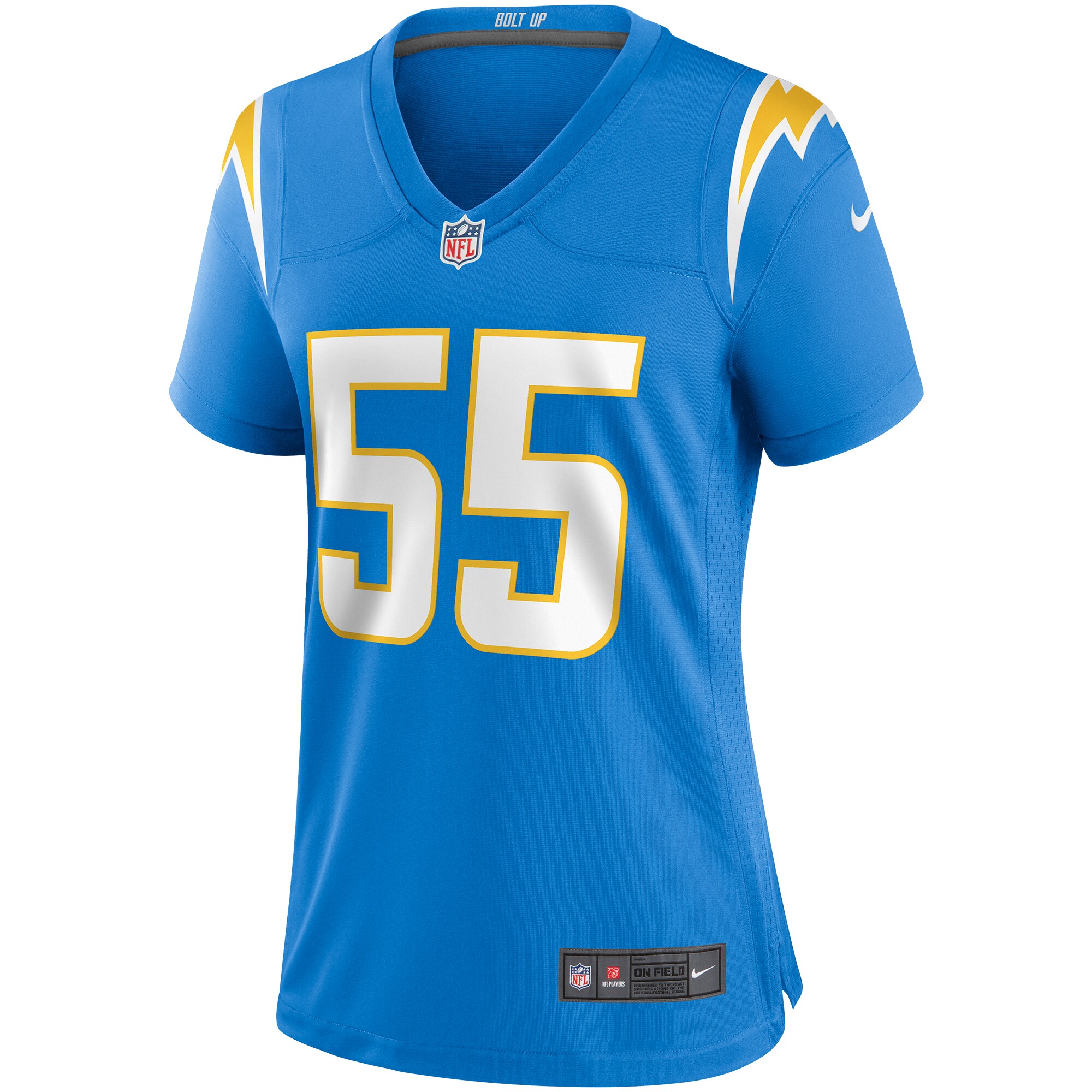 Junior Seau Los Angeles Chargers Women's Game Retired Player Jersey - Powder Blue cheap jerseys for sale - CheapJerseys.Shop