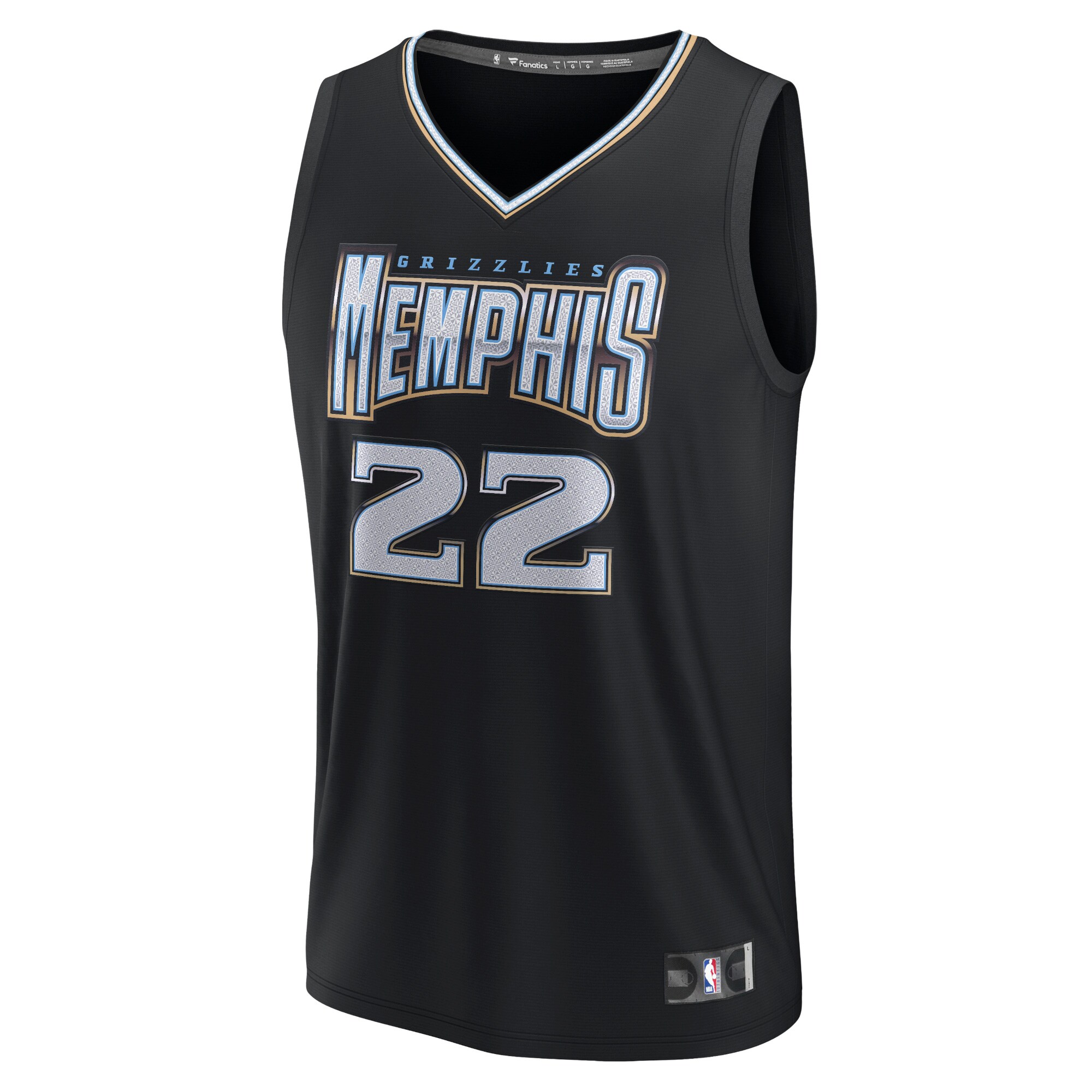 Desmond Bane Memphis Grizzlies Fanatics Fastbreak Jersey - City Edition - Black cheap jerseys for sale - CheapJerseys.Shop