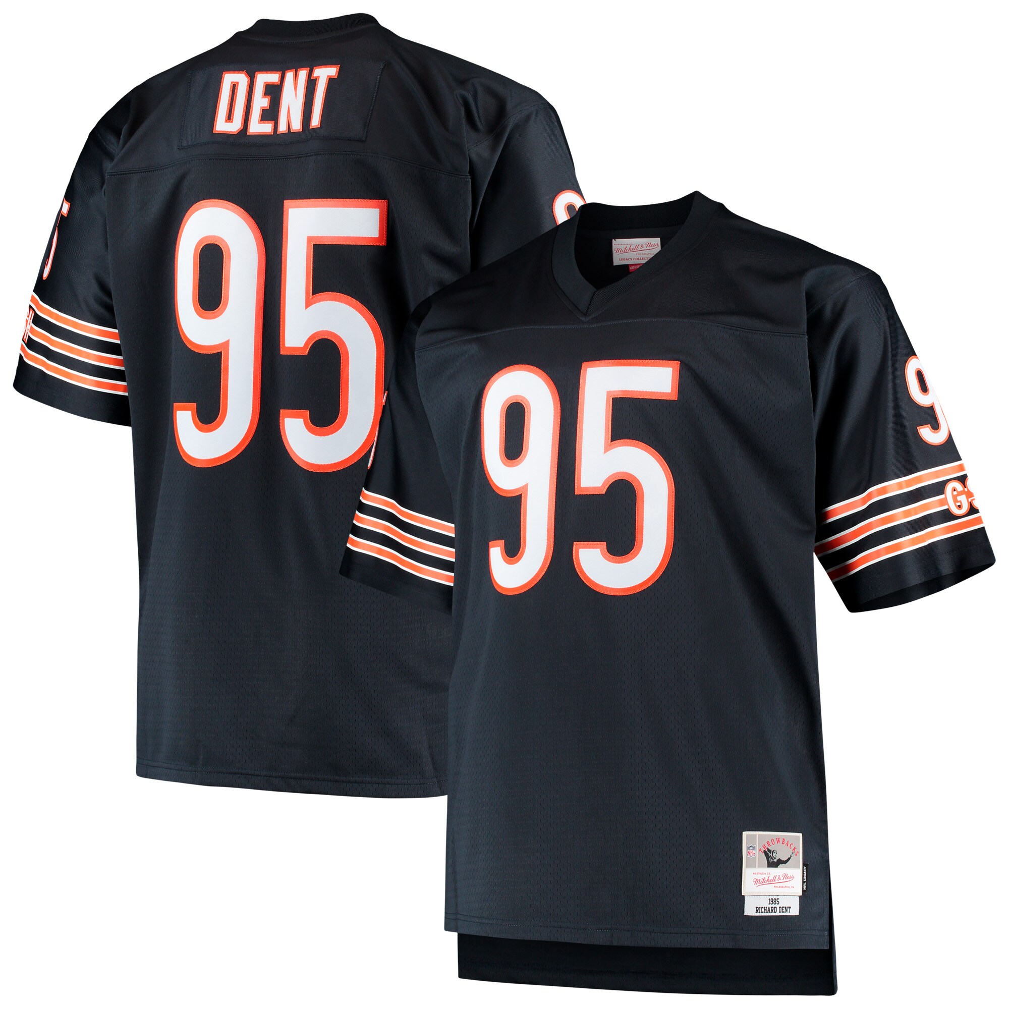 Richard Dent Chicago Bears Mitchell & Ness Big & Tall 1985 Retired Player Replica Jersey - Navy cheap jerseys for sale - CheapJerseys.Shop