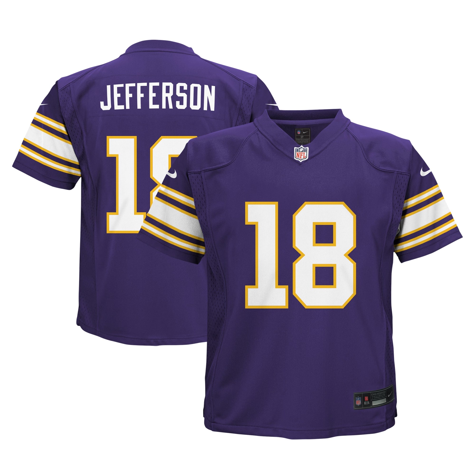 Justin Jefferson Minnesota Vikings Infant Alternate Game Jersey - Purple cheap jerseys for sale - CheapJerseys.Shop