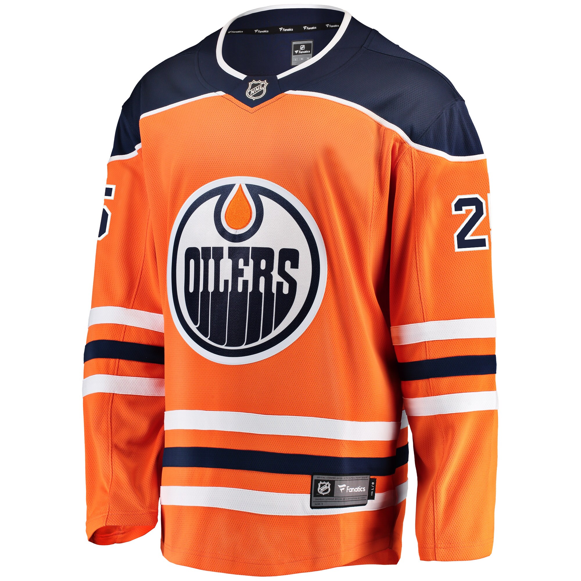 Darnell Nurse Edmonton Oilers Fanatics Breakaway Player Jersey - Orange cheap jerseys for sale - CheapJerseys.Shop