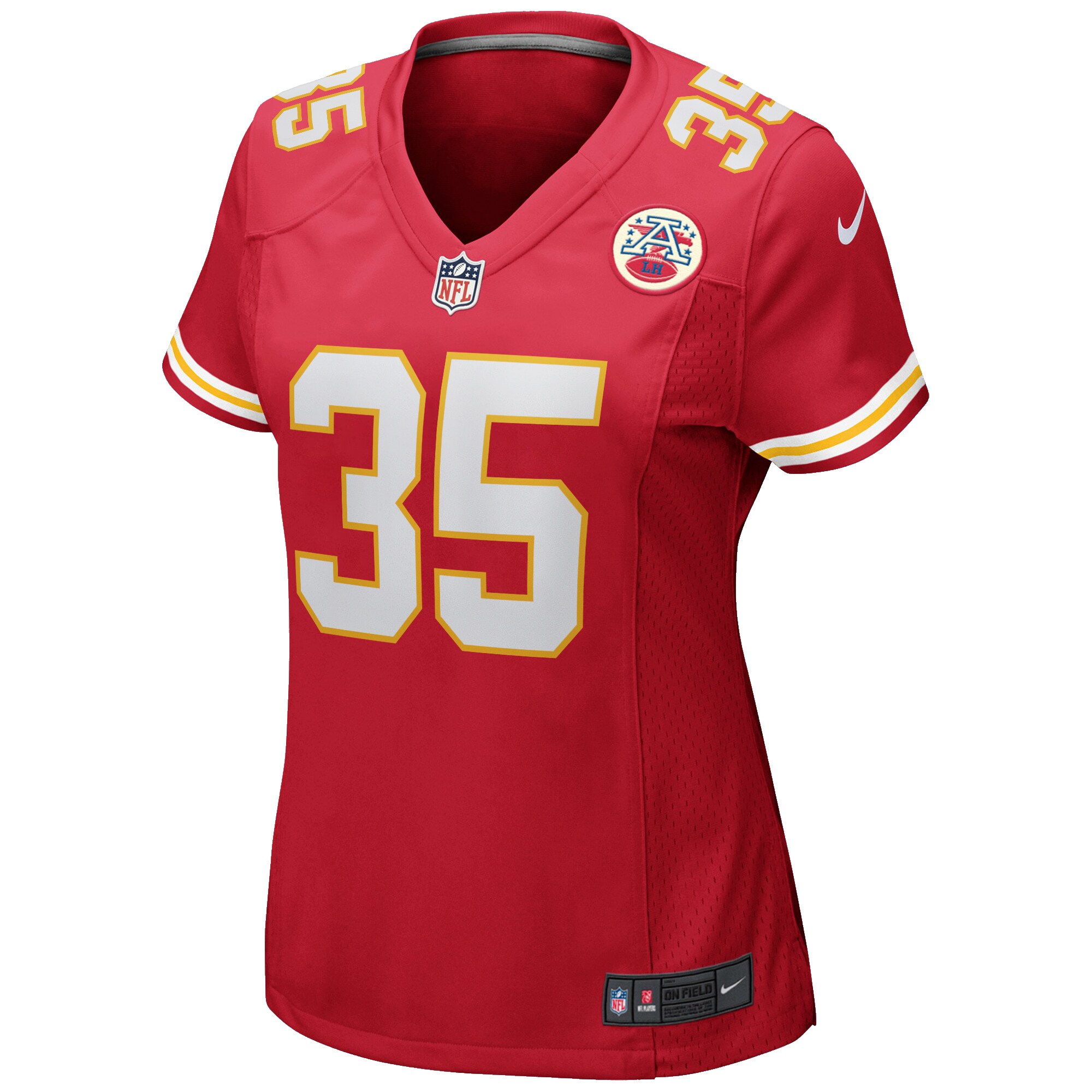 Christian Okoye Kansas City Chiefs Women's Game Retired Player Jersey - Red cheap jerseys for sale - CheapJerseys.Shop