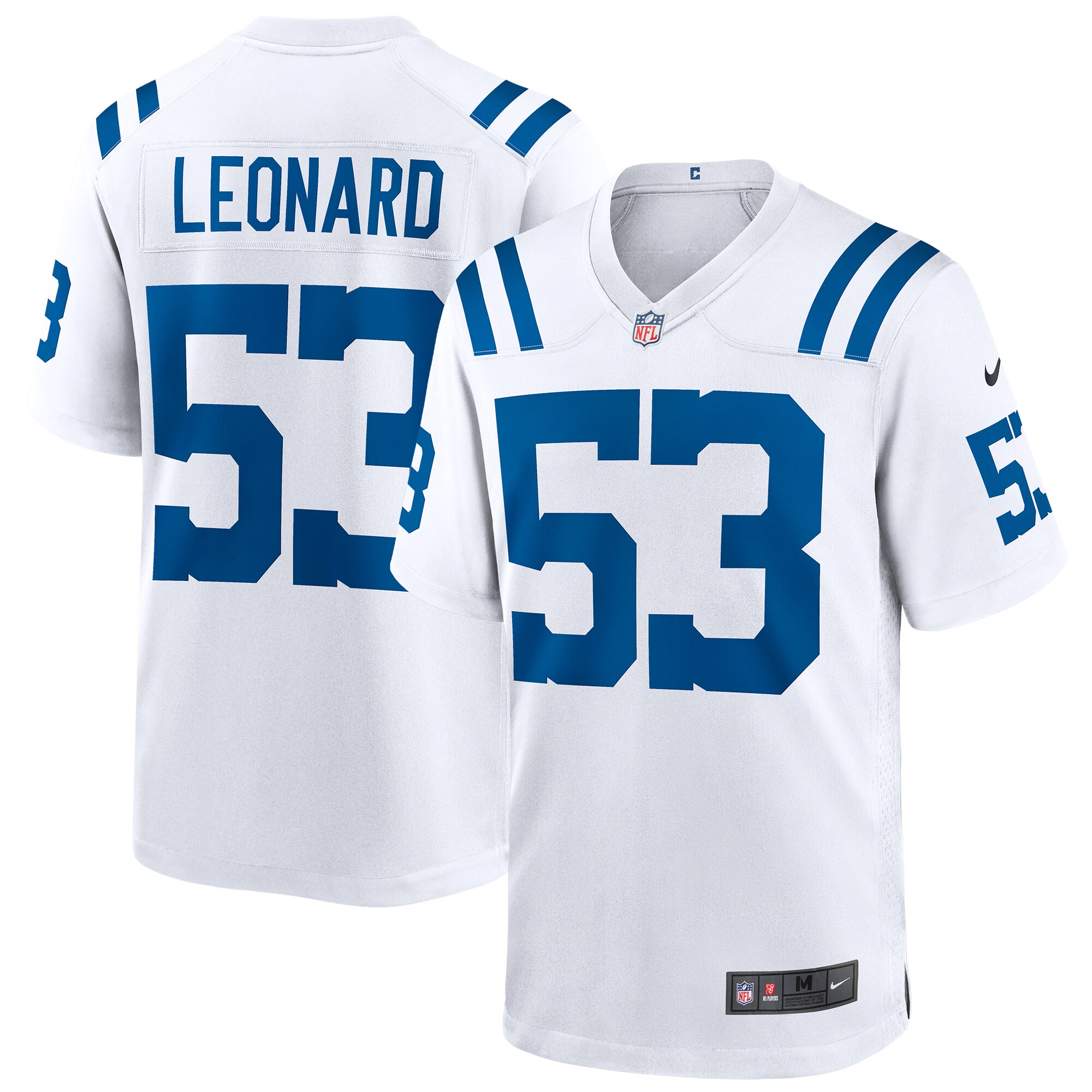 Shaquille Leonard Indianapolis Colts Game Player Jersey - White cheap jerseys for sale - CheapJerseys.Shop