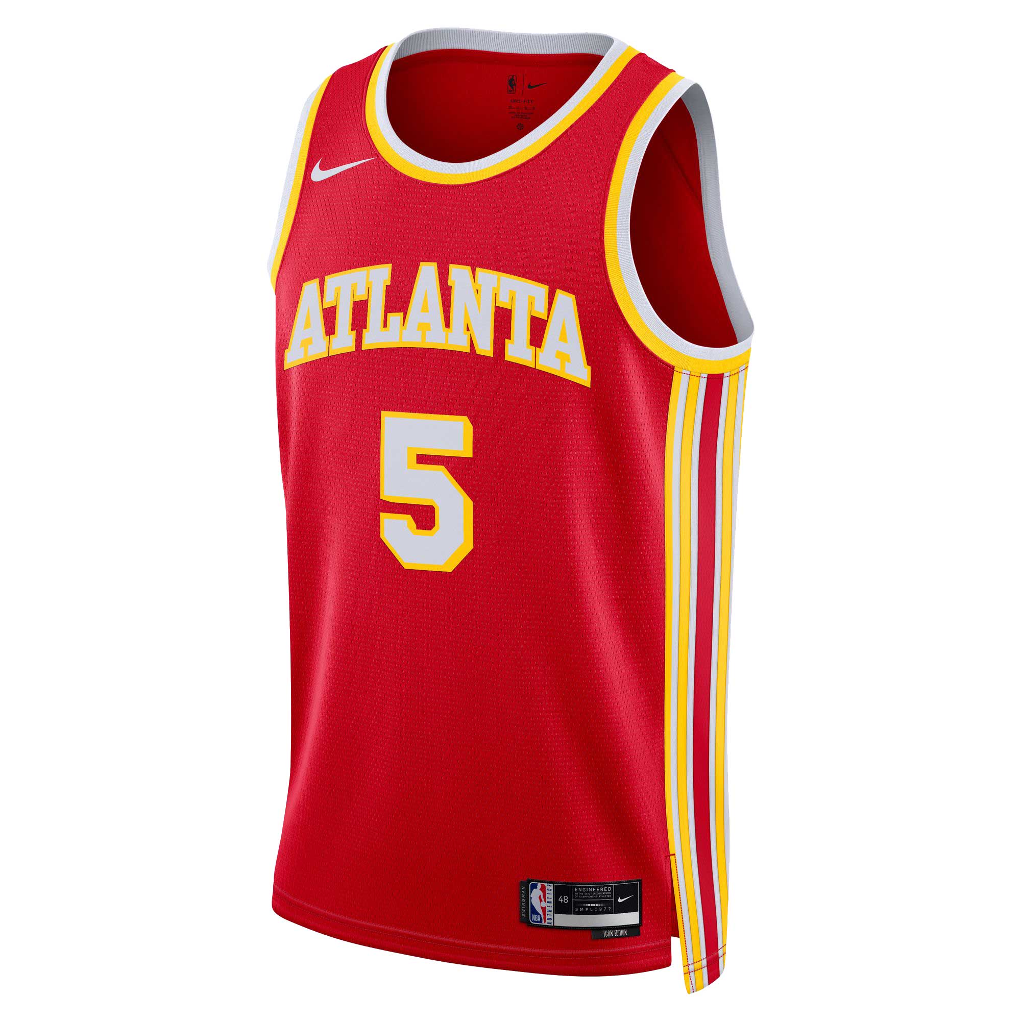 Dejounte Murray Atlanta Hawks Unisex Swingman Jersey - Icon Edition - Red cheap jerseys for sale - CheapJerseys.Shop