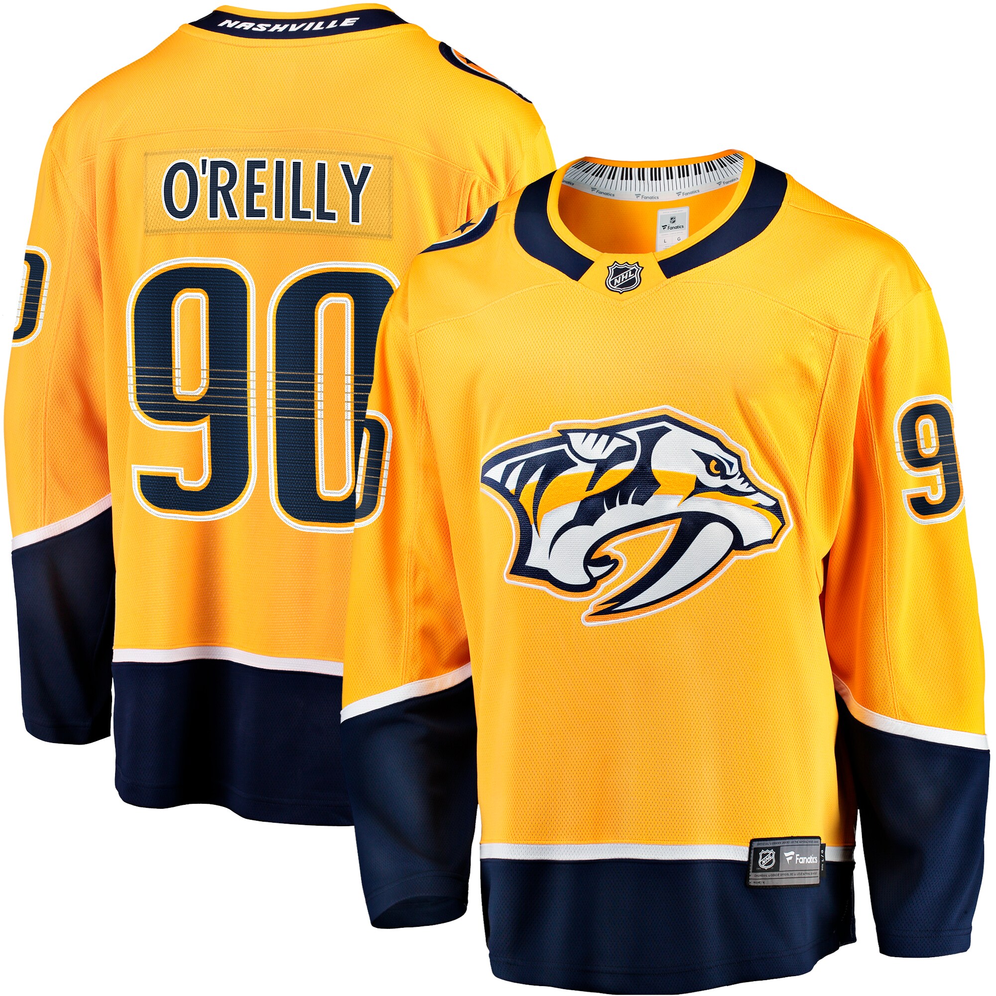 Ryan O'Reilly Nashville Predators Fanatics Home Premier Breakaway Player Jersey - Gold cheap jerseys for sale - CheapJerseys.Shop