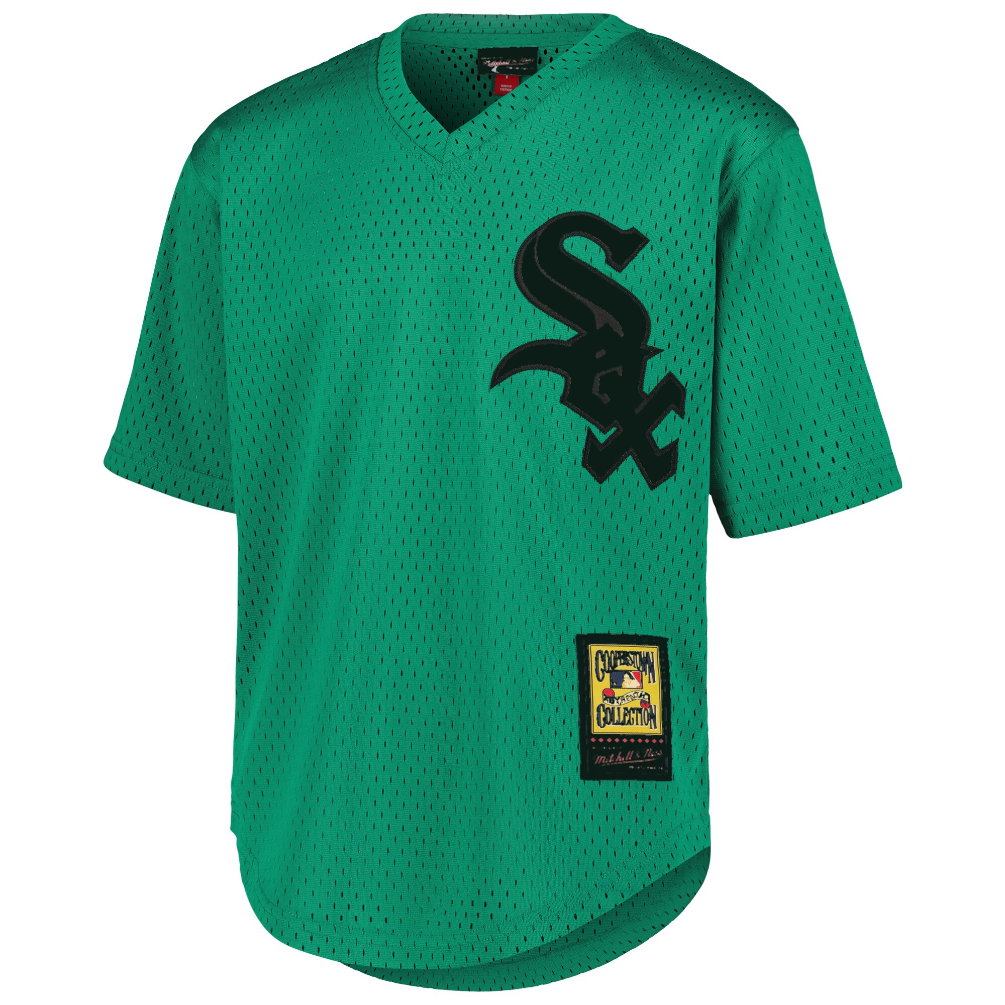 Frank Thomas Chicago White Sox Mitchell & Ness Youth Cooperstown Collection\u00c2\u00a0Mesh Batting Practice Jersey - Green cheap jerseys for sale - CheapJerseys.Shop