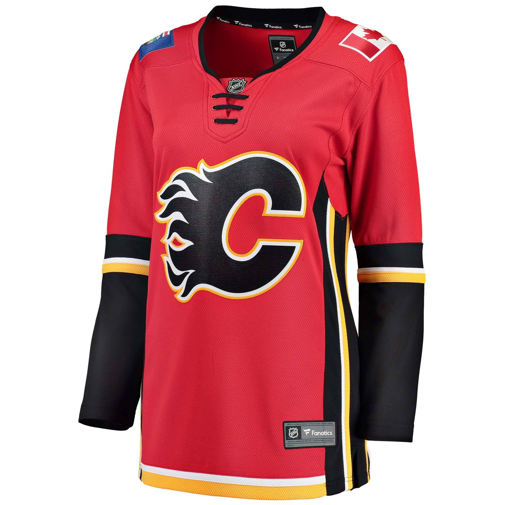 Calgary Flames Fanatics Women's Premier Breakaway Alternate Jersey - Red\/Black cheap jerseys for sale - CheapJerseys.Shop