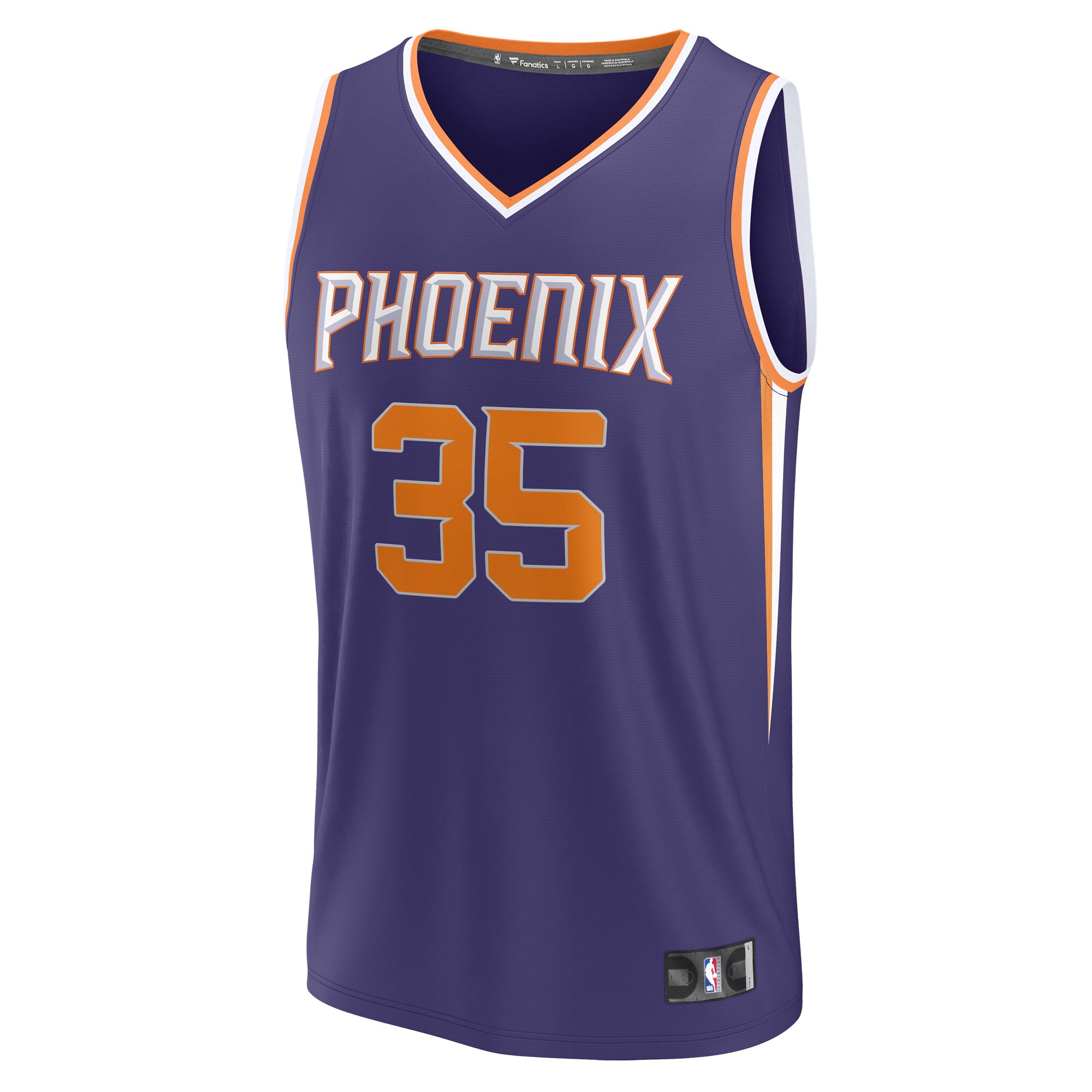 Kevin Durant Phoenix Suns Fanatics Fastbreak Jersey - Icon Edition - Purple cheap jerseys for sale - CheapJerseys.Shop