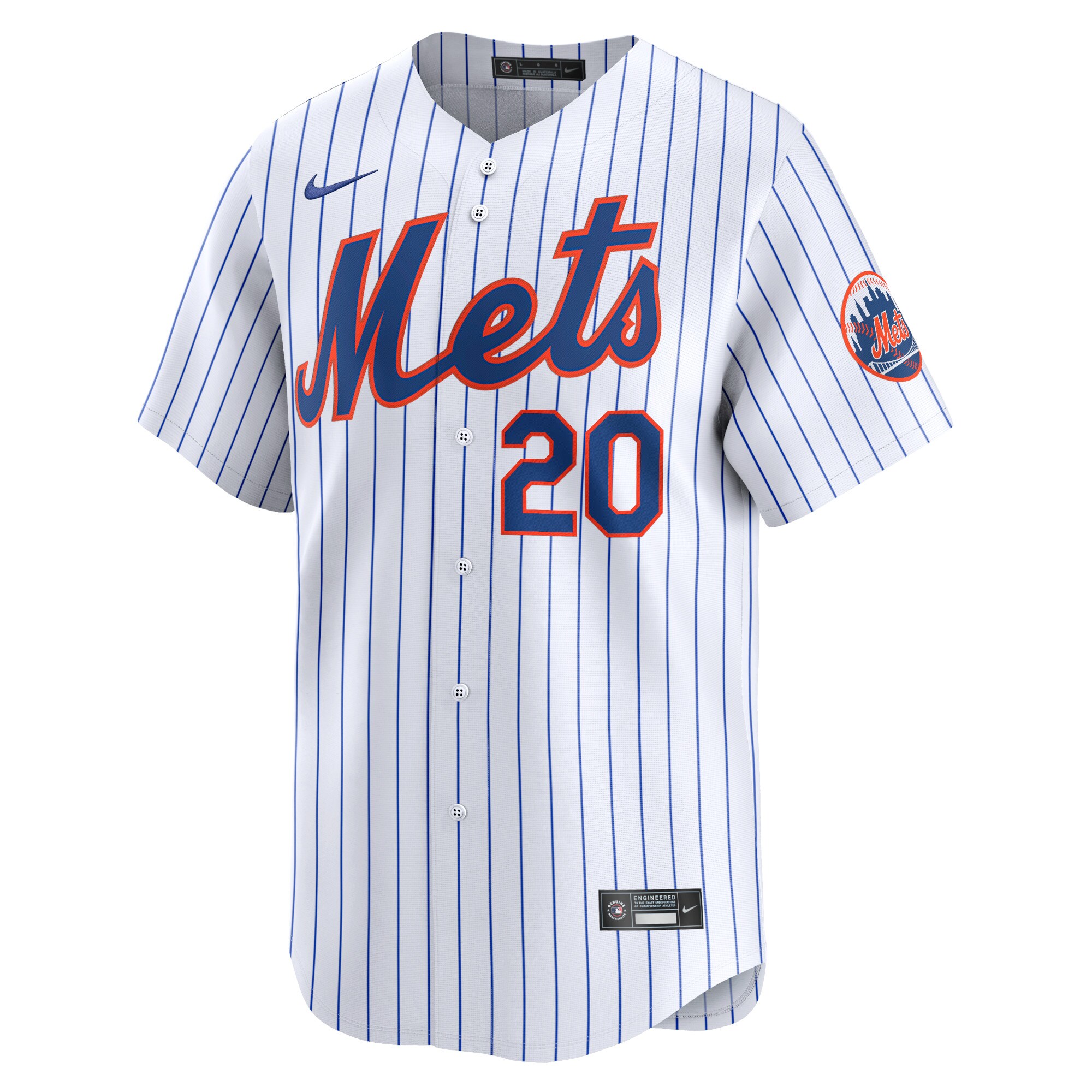 Pete Alonso New York Mets Home Limited Player Jersey - White cheap jerseys for sale - CheapJerseys.Shop