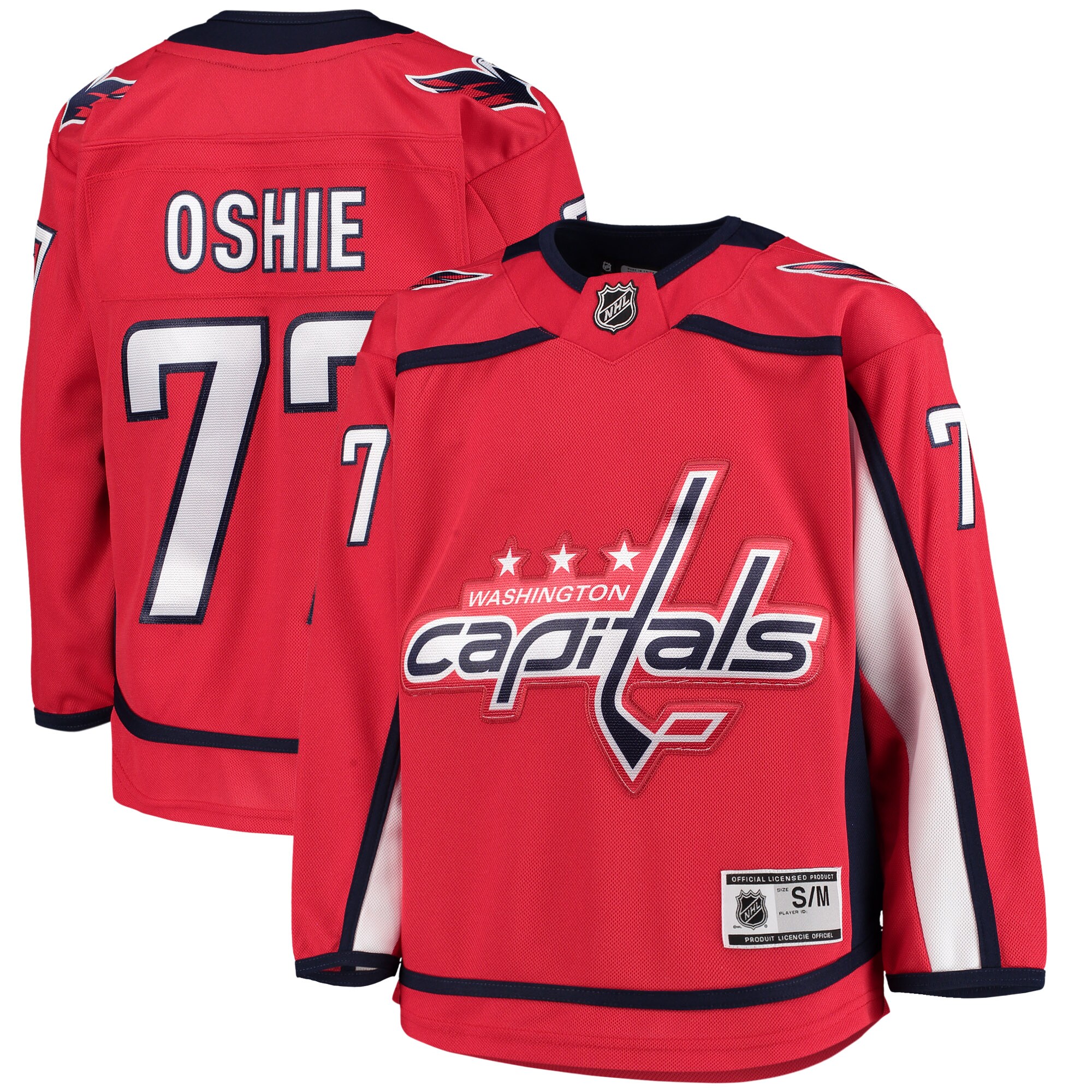 TJ Oshie Washington Capitals Youth Home Premier Jersey - Red cheap jerseys for sale - CheapJerseys.Shop