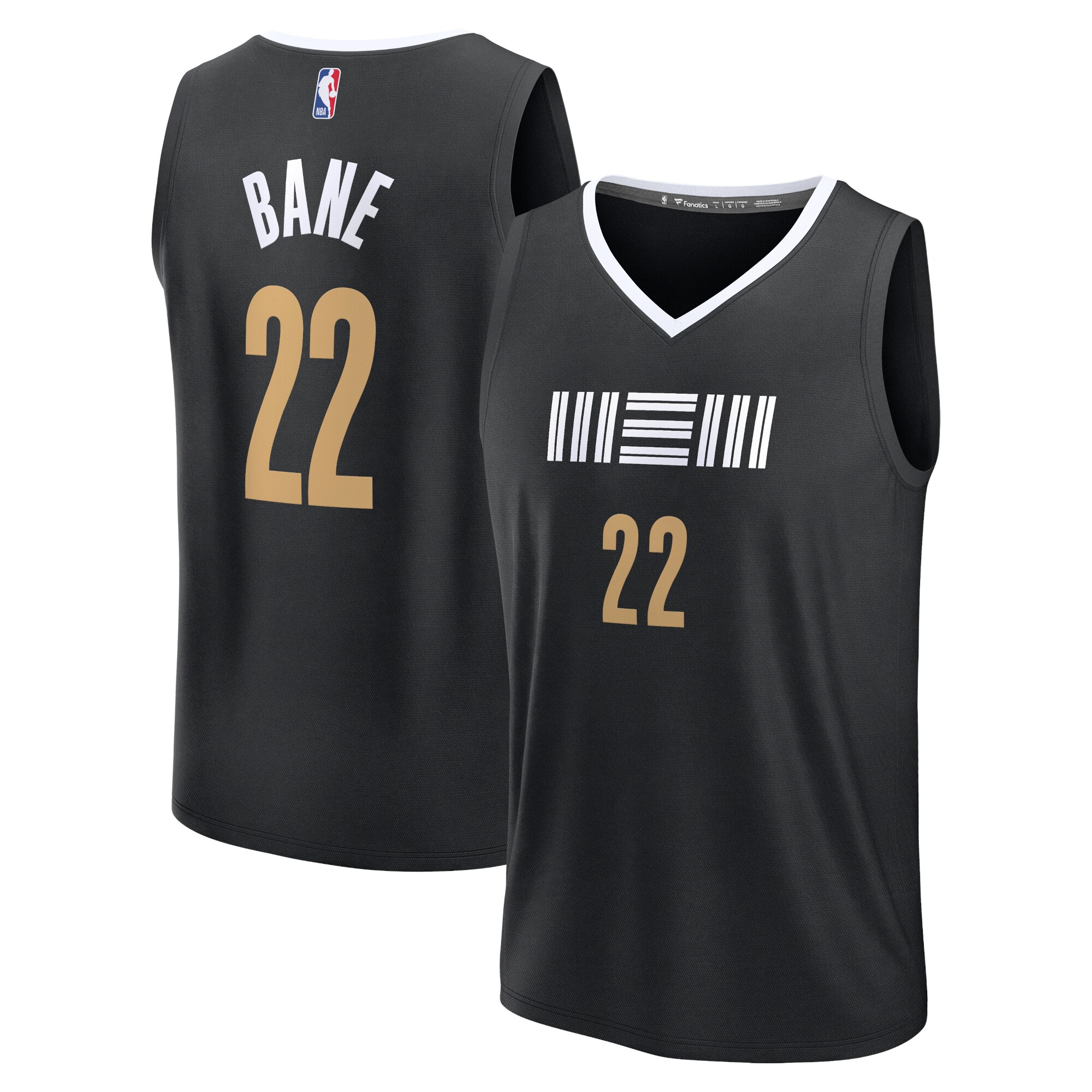Desmond Bane Memphis Grizzlies Fanatics Fast Break Jersey - Black - City Edition cheap jerseys for sale - CheapJerseys.Shop