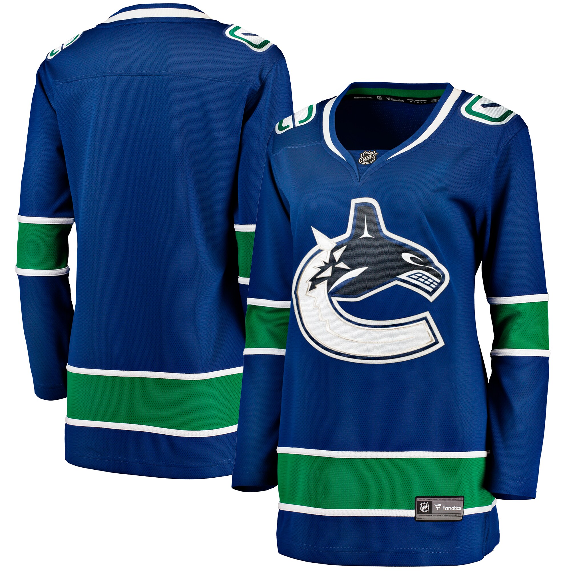 Vancouver Canucks Fanatics Women's Premier Breakaway Jersey - Blue cheap jerseys for sale - CheapJerseys.Shop