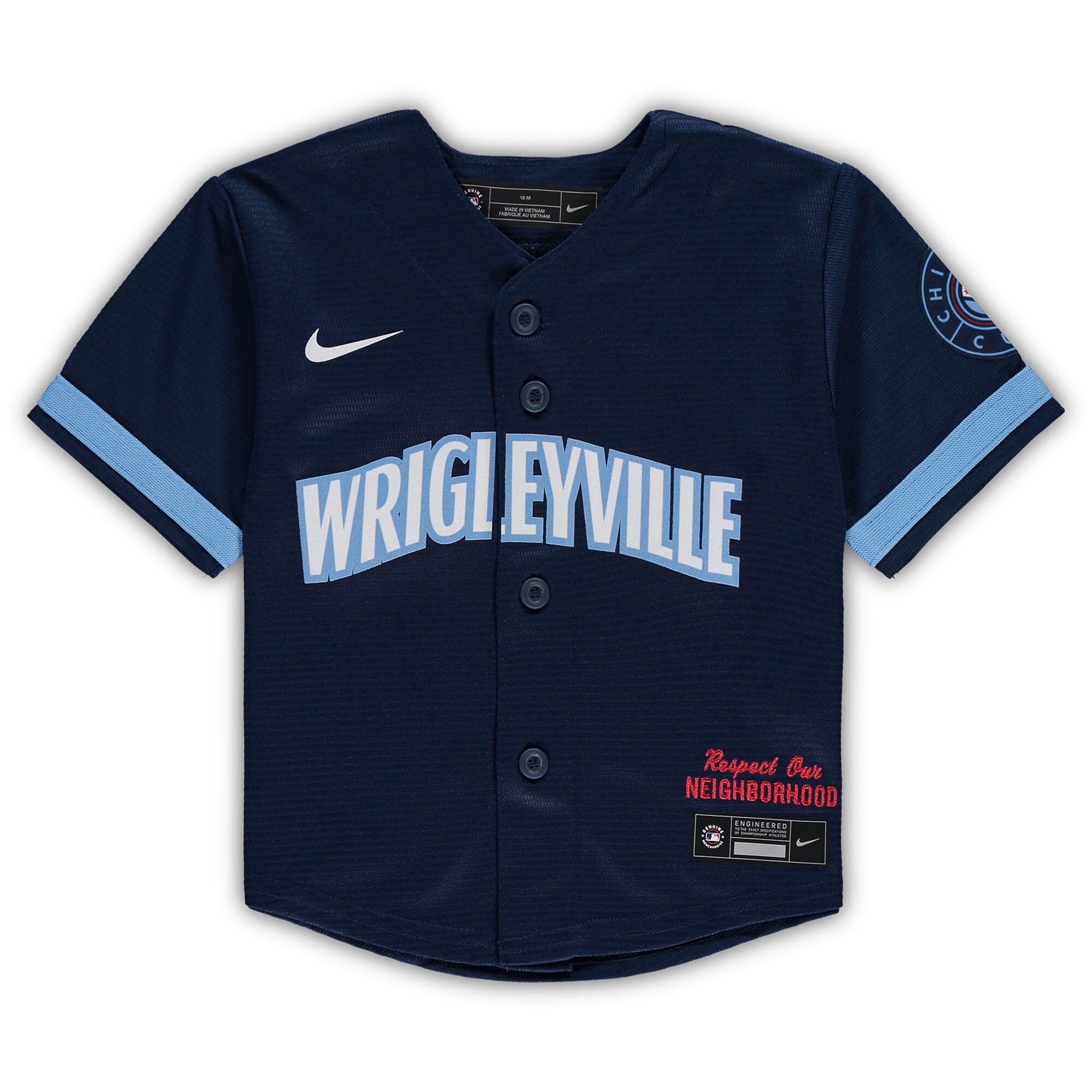 Chicago Cubs Infant City Connect Replica Jersey - Navy cheap jerseys for sale - CheapJerseys.Shop