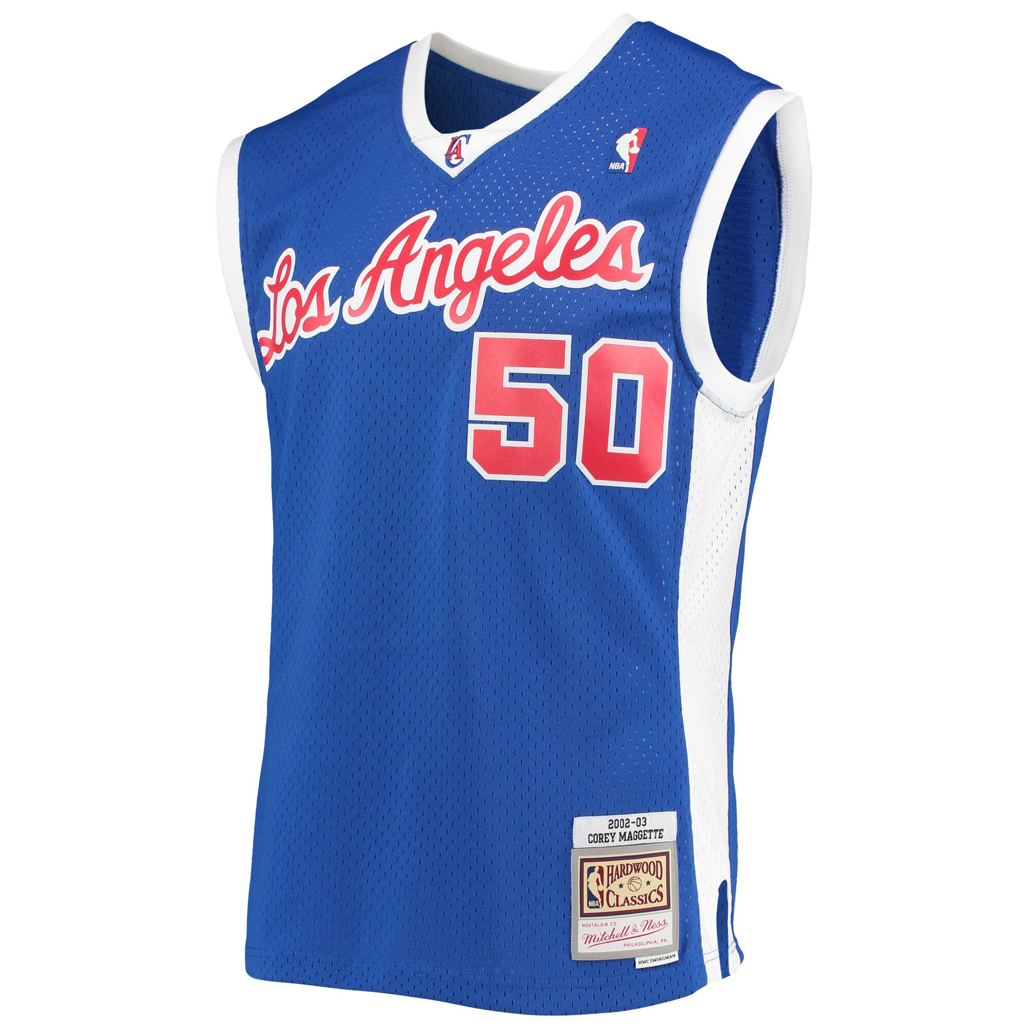 Corey Maggette LA Clippers Mitchell & Ness 2001\/02 Hardwood Classics Swingman Jersey - Royal cheap jerseys for sale - CheapJerseys.Shop