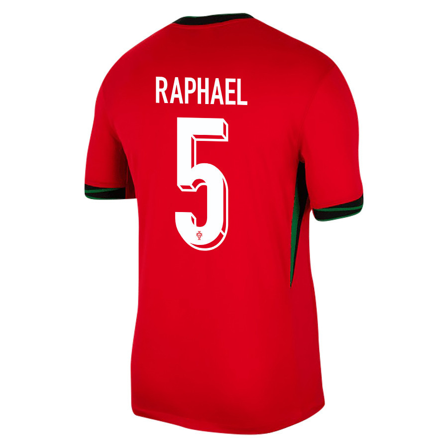 Raphaël Guerreiro 5 Portugal National Team 2024/25 Home Men Jersey - Red cheap jerseys for sale - CheapJerseys.Shop