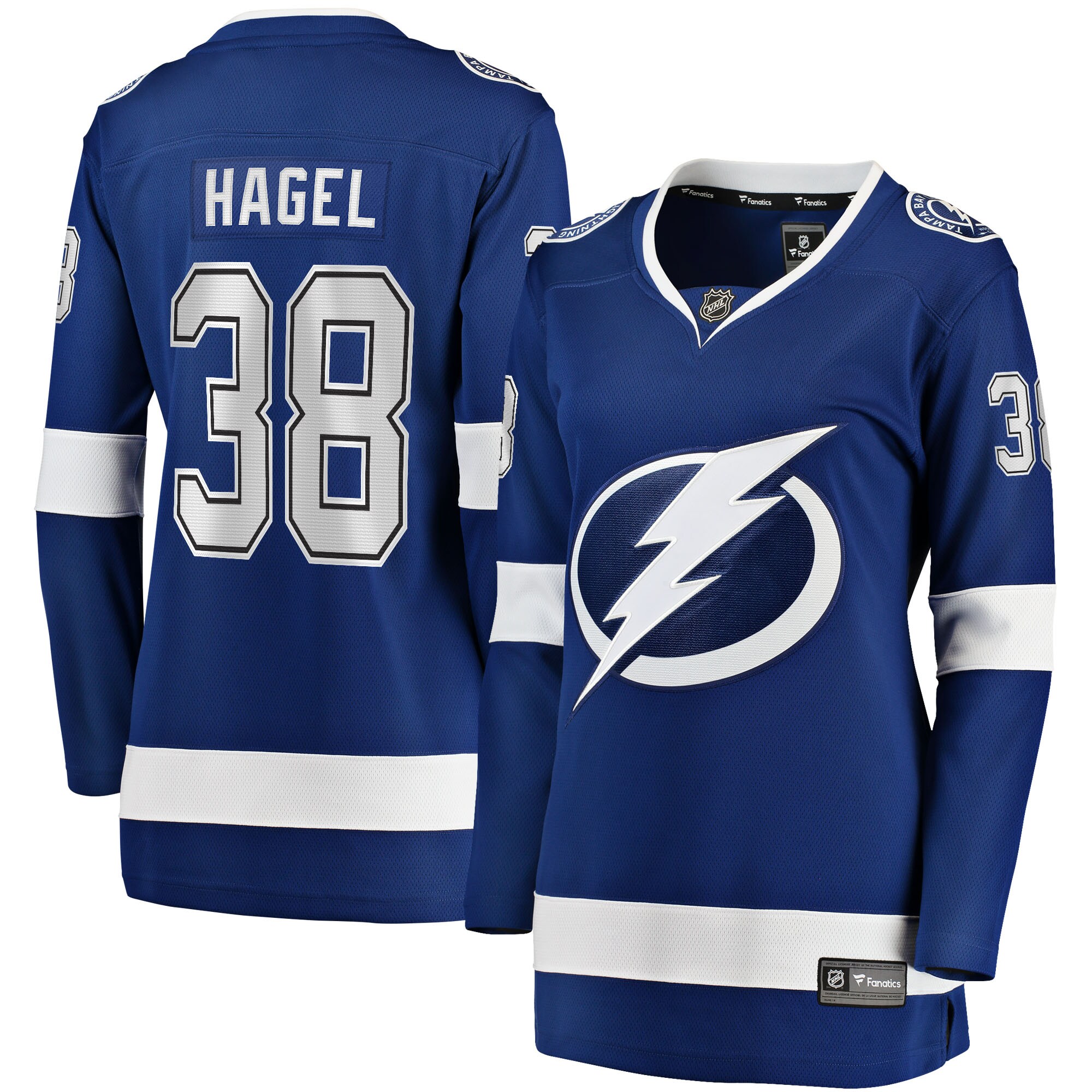 Brandon Hagel Tampa Bay Lightning Fanatics Women's Home Breakaway Player Jersey - Blue cheap jerseys for sale - CheapJerseys.Shop