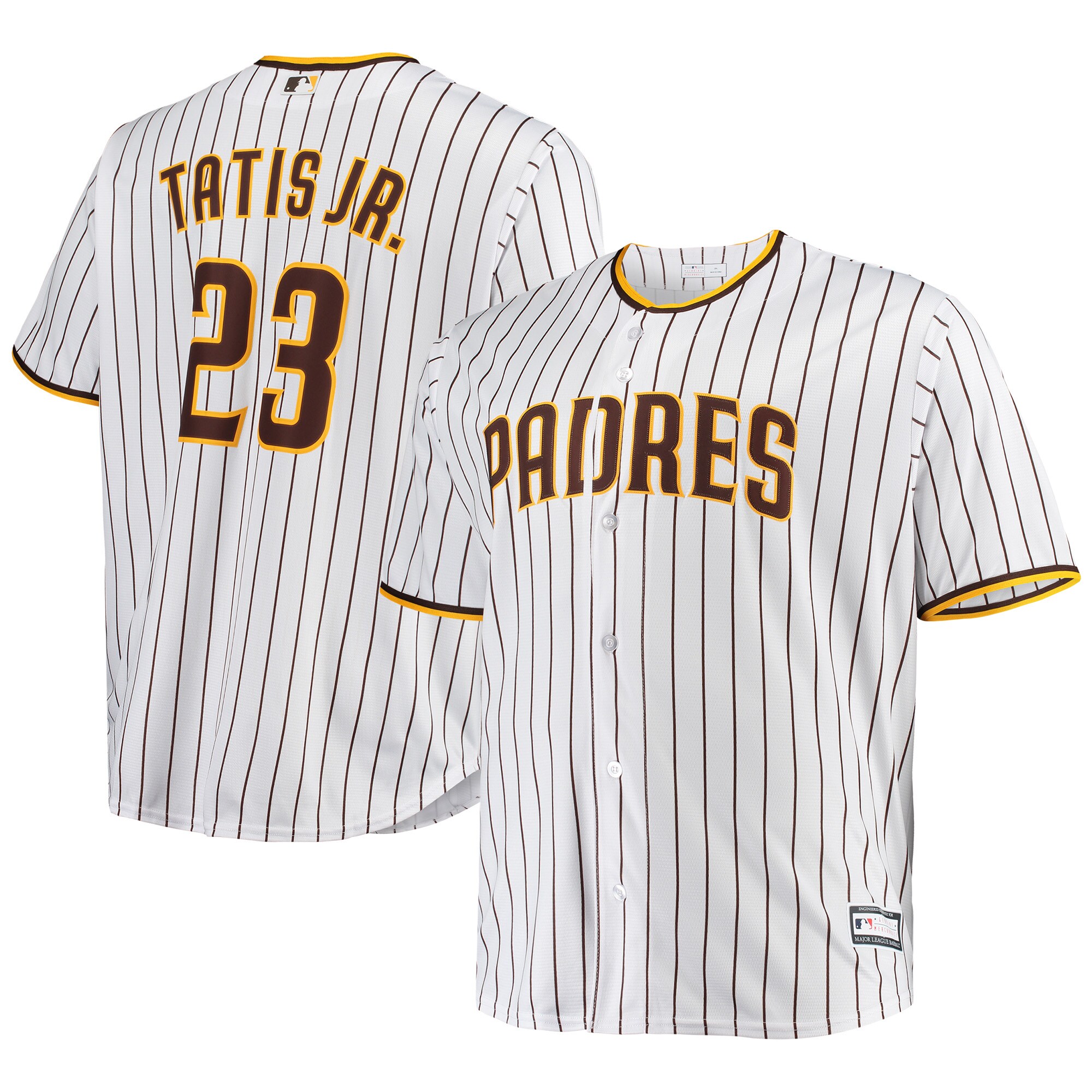 Fernando Tatis Jr. San Diego Padres Big & Tall Replica Player Jersey - White cheap jerseys for sale - CheapJerseys.Shop