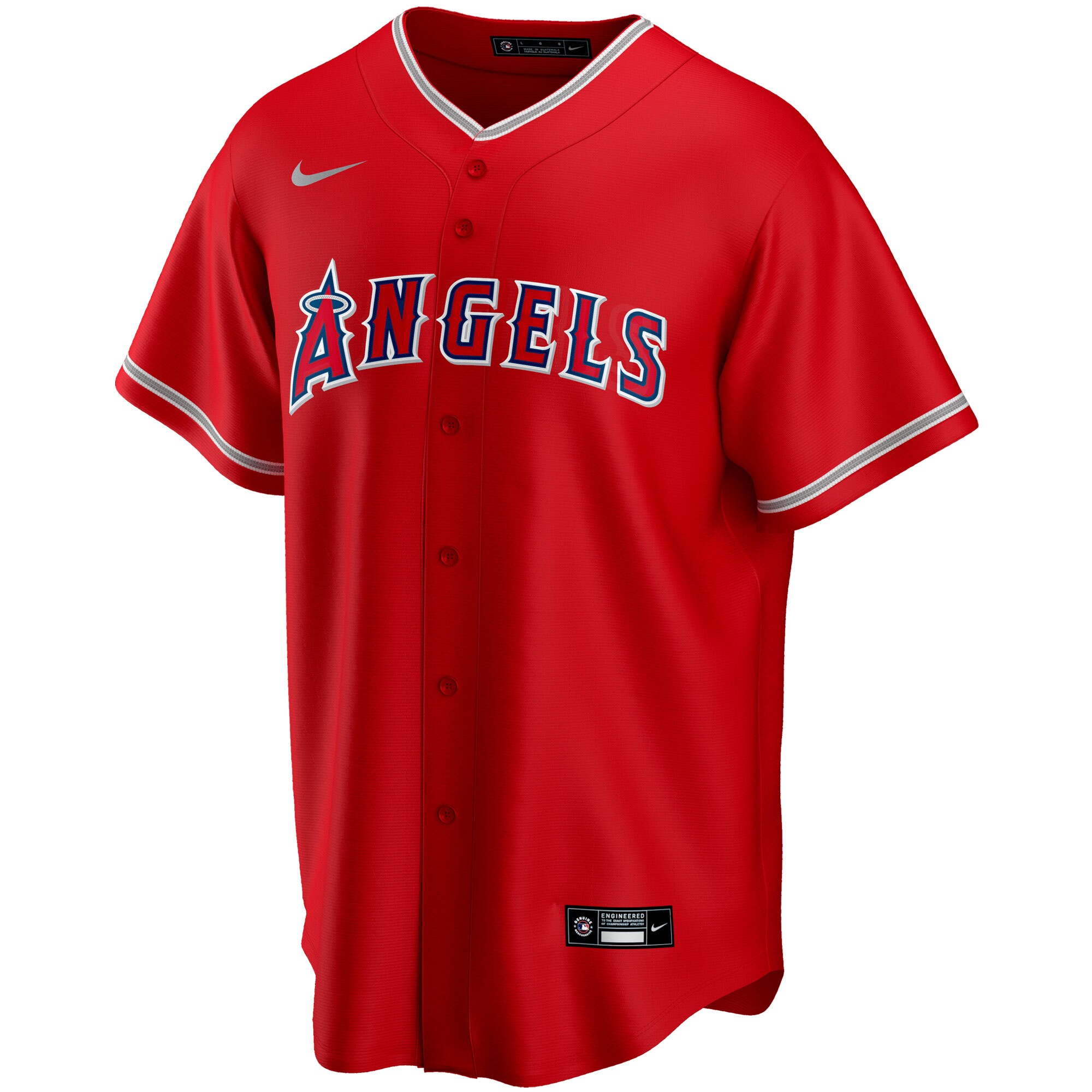 Los Angeles Angels Youth Alternate Replica Team Jersey - Red cheap jerseys for sale - CheapJerseys.Shop