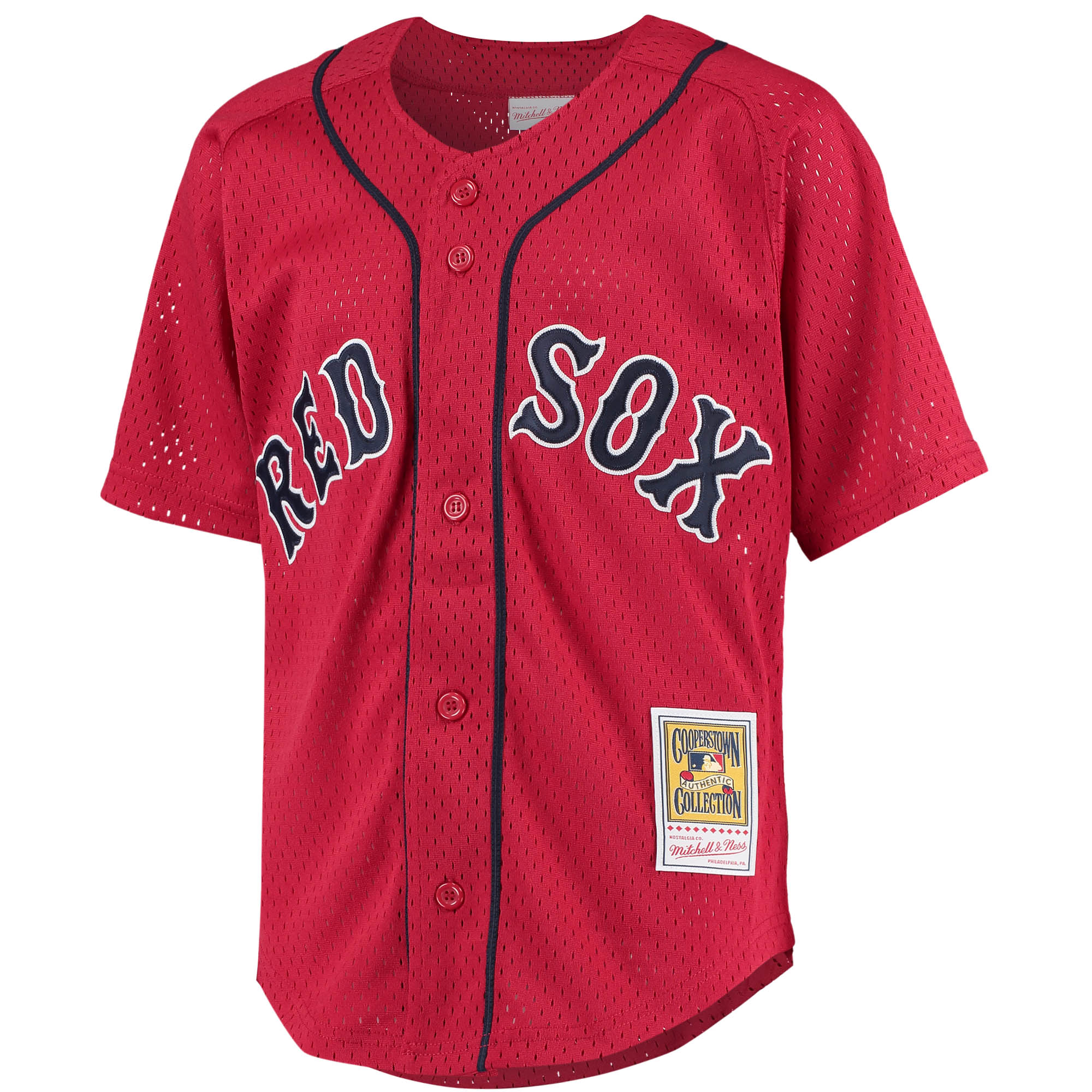 David Ortiz Boston Red Sox Mitchell & Ness Youth Cooperstown Collection Batting Practice Jersey - Red cheap jerseys for sale - CheapJerseys.Shop