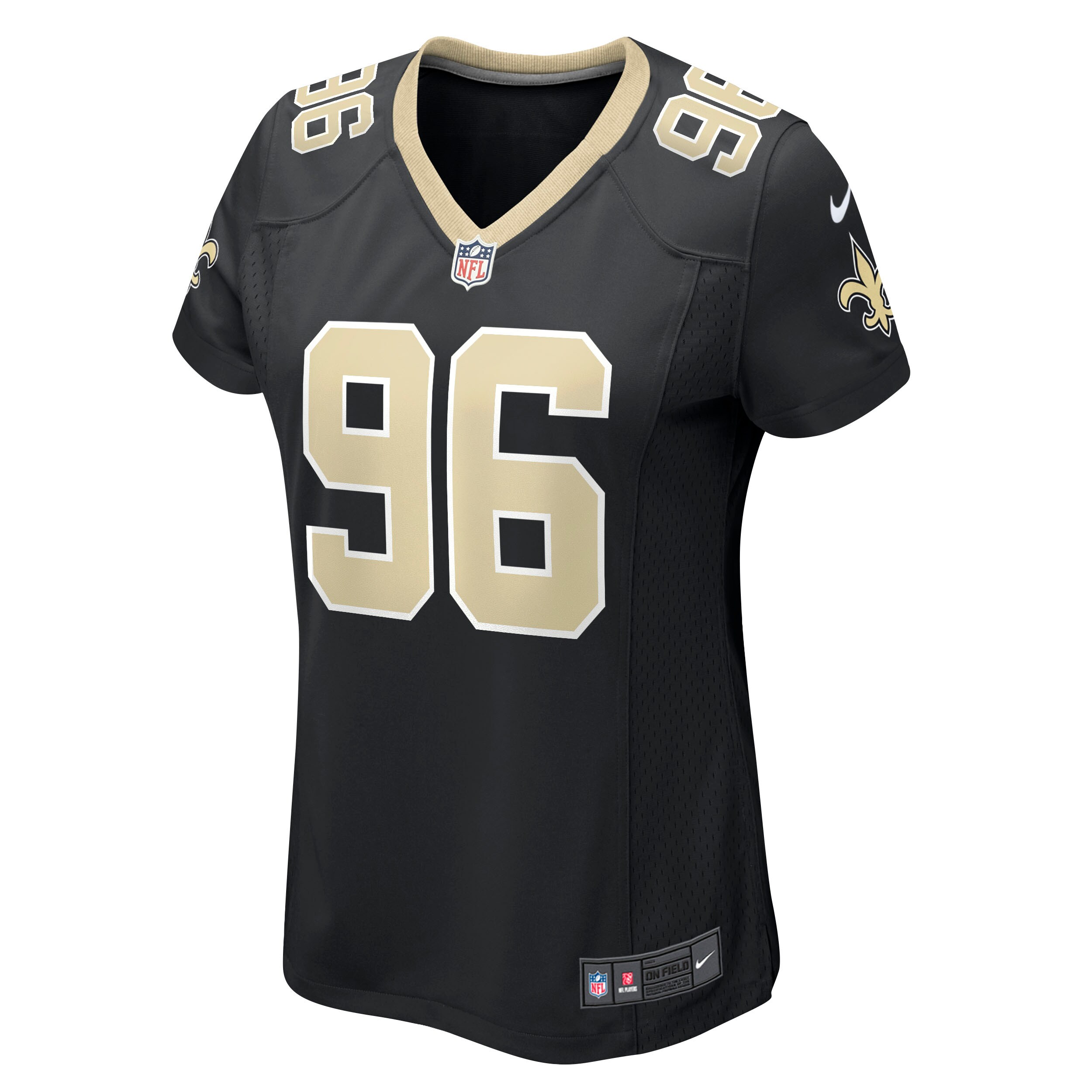 Carl Granderson New Orleans Saints Women's Game Jersey - Black cheap jerseys for sale - CheapJerseys.Shop