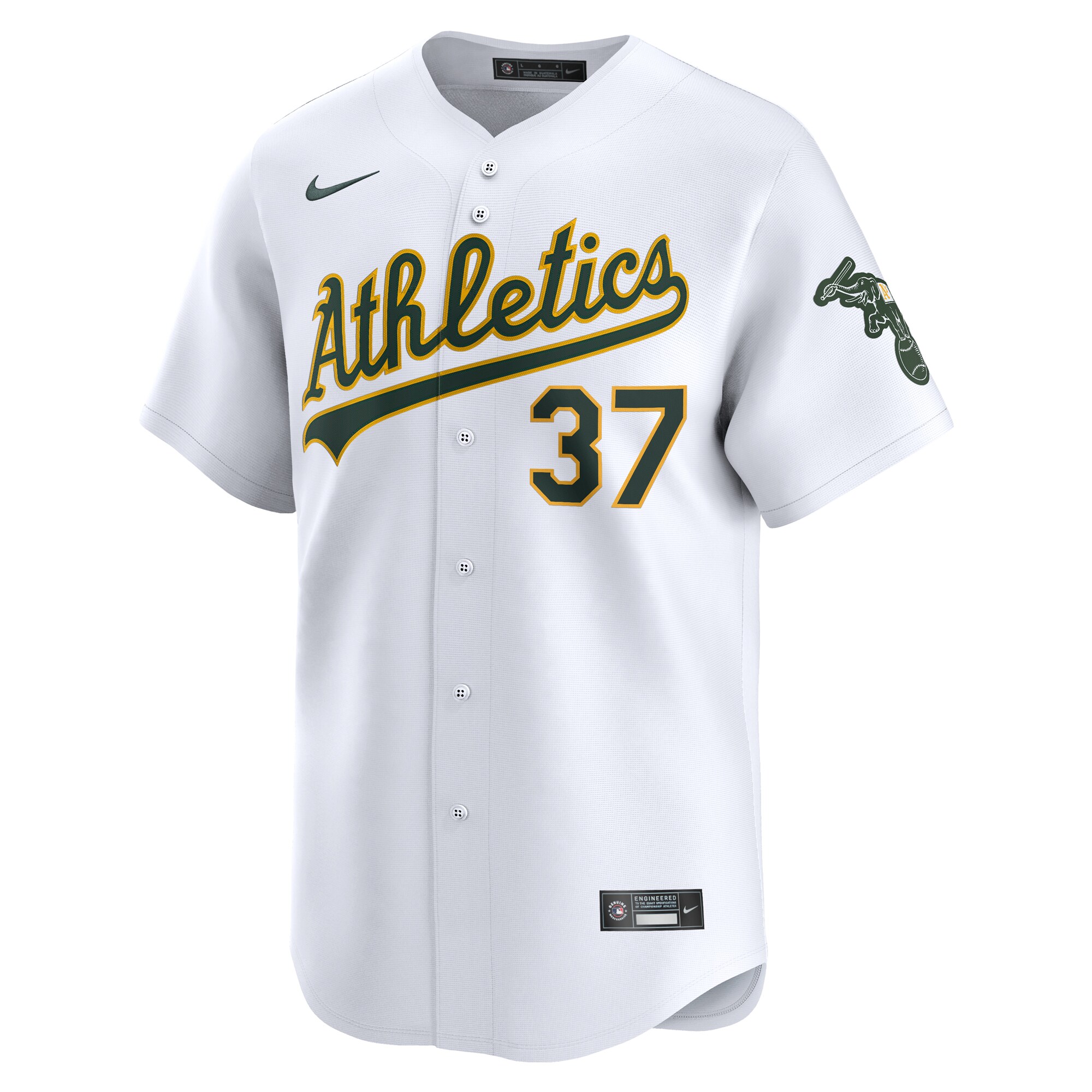Tyler Soderstrom Oakland Athletics Home Limited Player Jersey - White cheap jerseys for sale - CheapJerseys.Shop