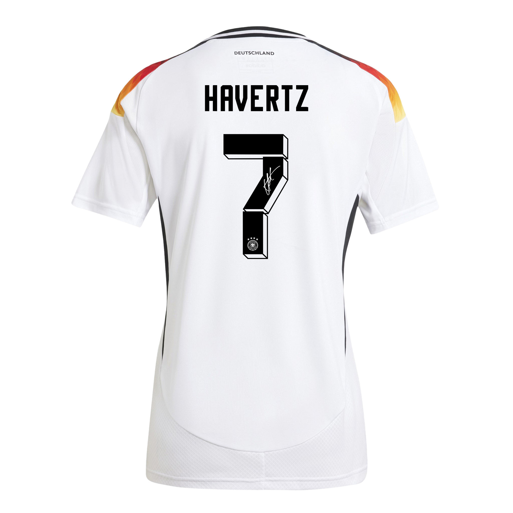 Kai Havertz 7 Signed Germany National Team 2024/25 Home Jersey Autographed - Women cheap jerseys for sale - CheapJerseys.Shop