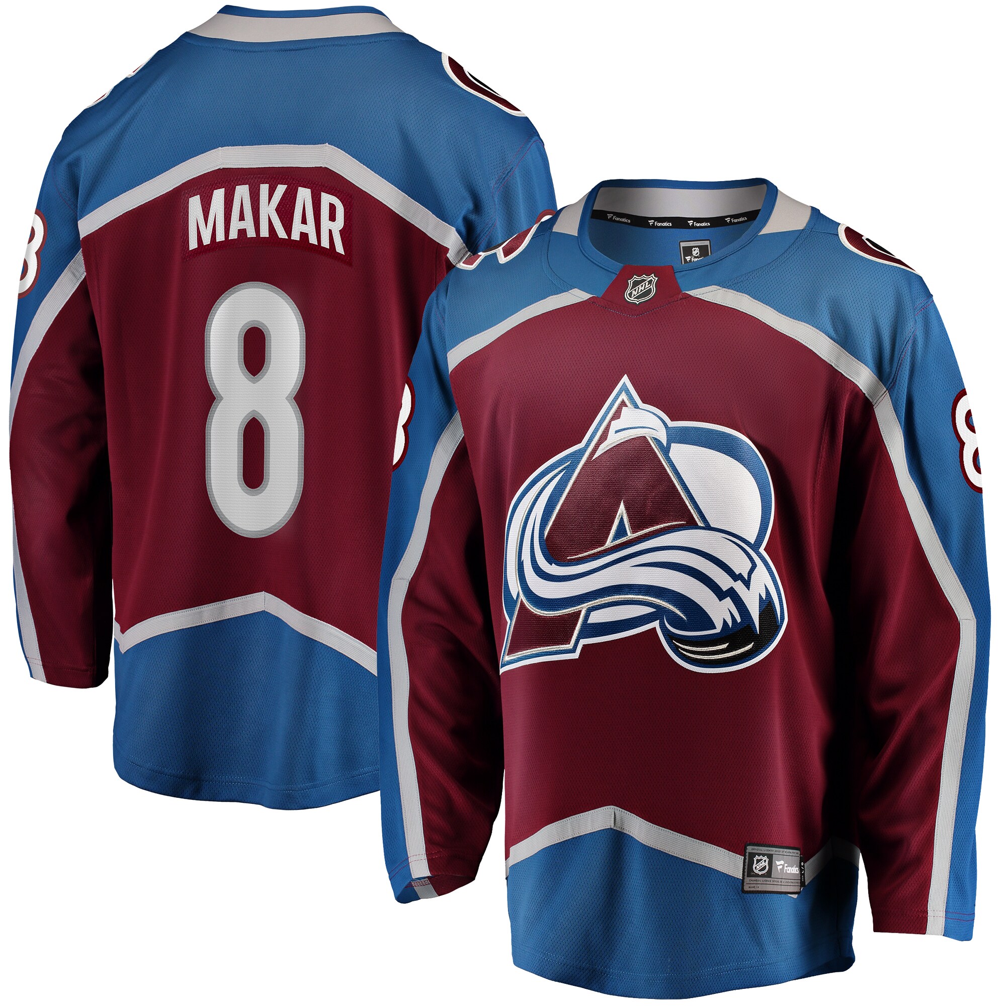 Cale Makar Colorado Avalanche Fanatics Home Breakaway Player Jersey - Maroon cheap jerseys for sale - CheapJerseys.Shop