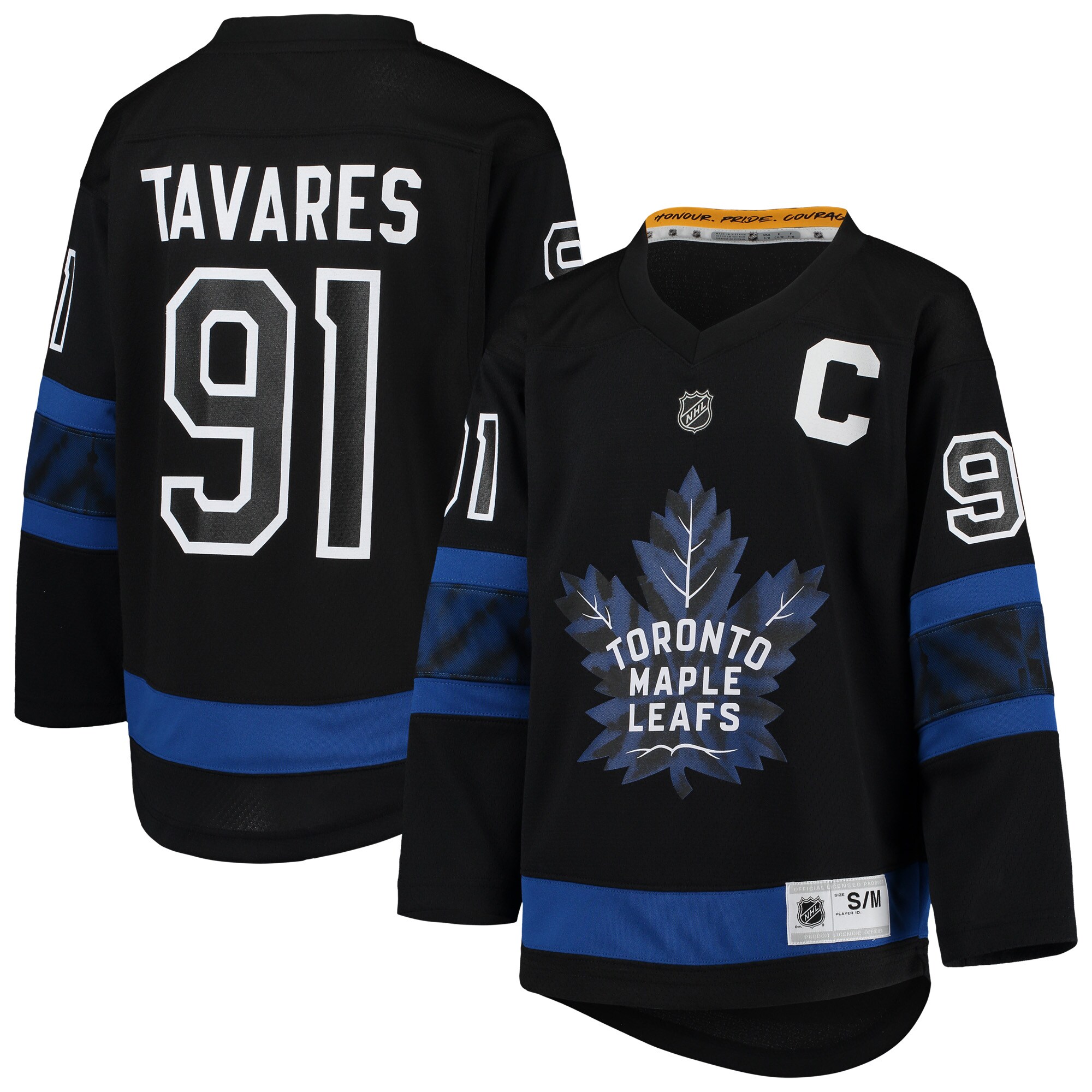 John Tavares Toronto Maple Leafs Youth Alternate Replica Player Jersey - Black cheap jerseys for sale - CheapJerseys.Shop
