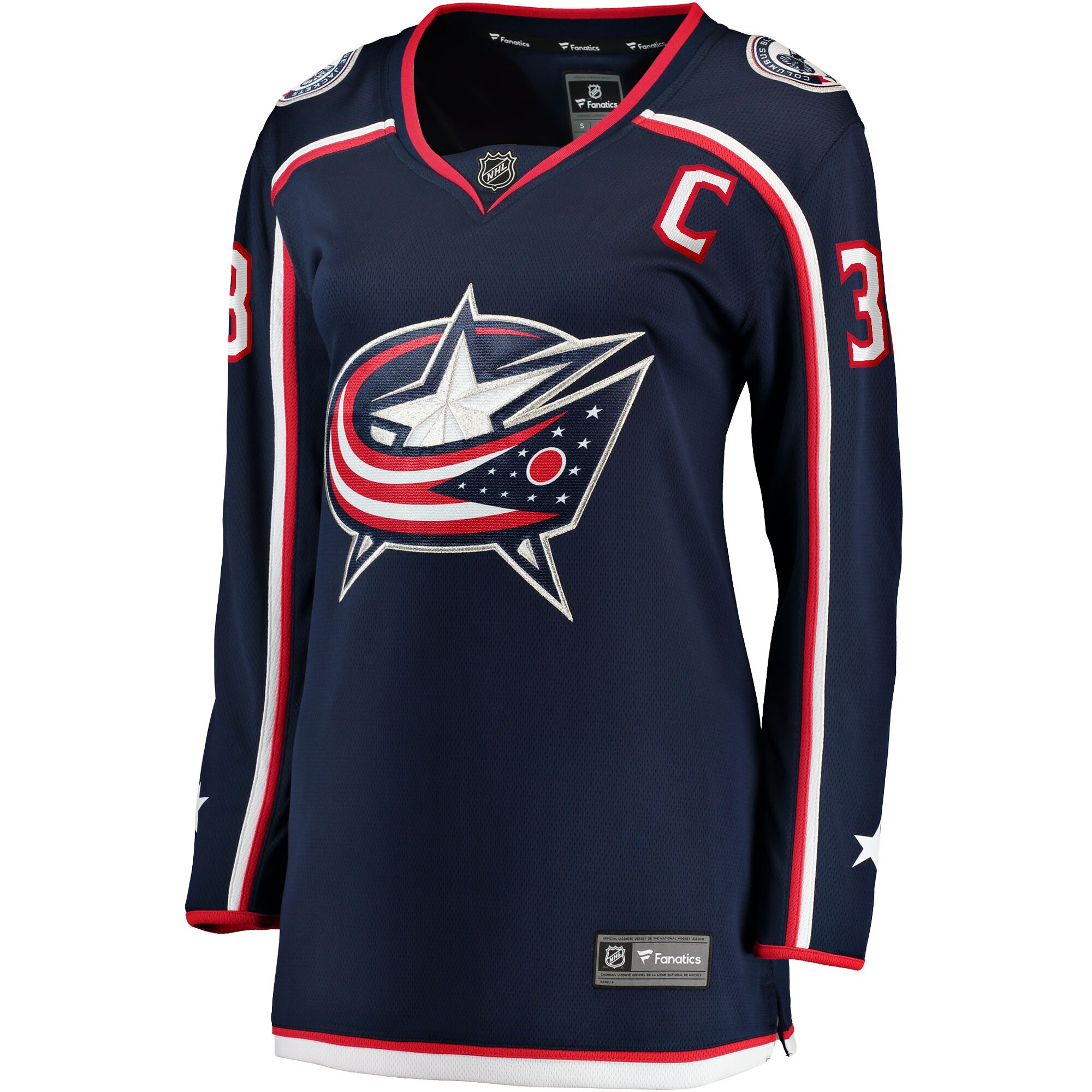 Boone Jenner Columbus Blue Jackets Women's Home Breakaway Player Jersey - Navy cheap jerseys for sale - CheapJerseys.Shop