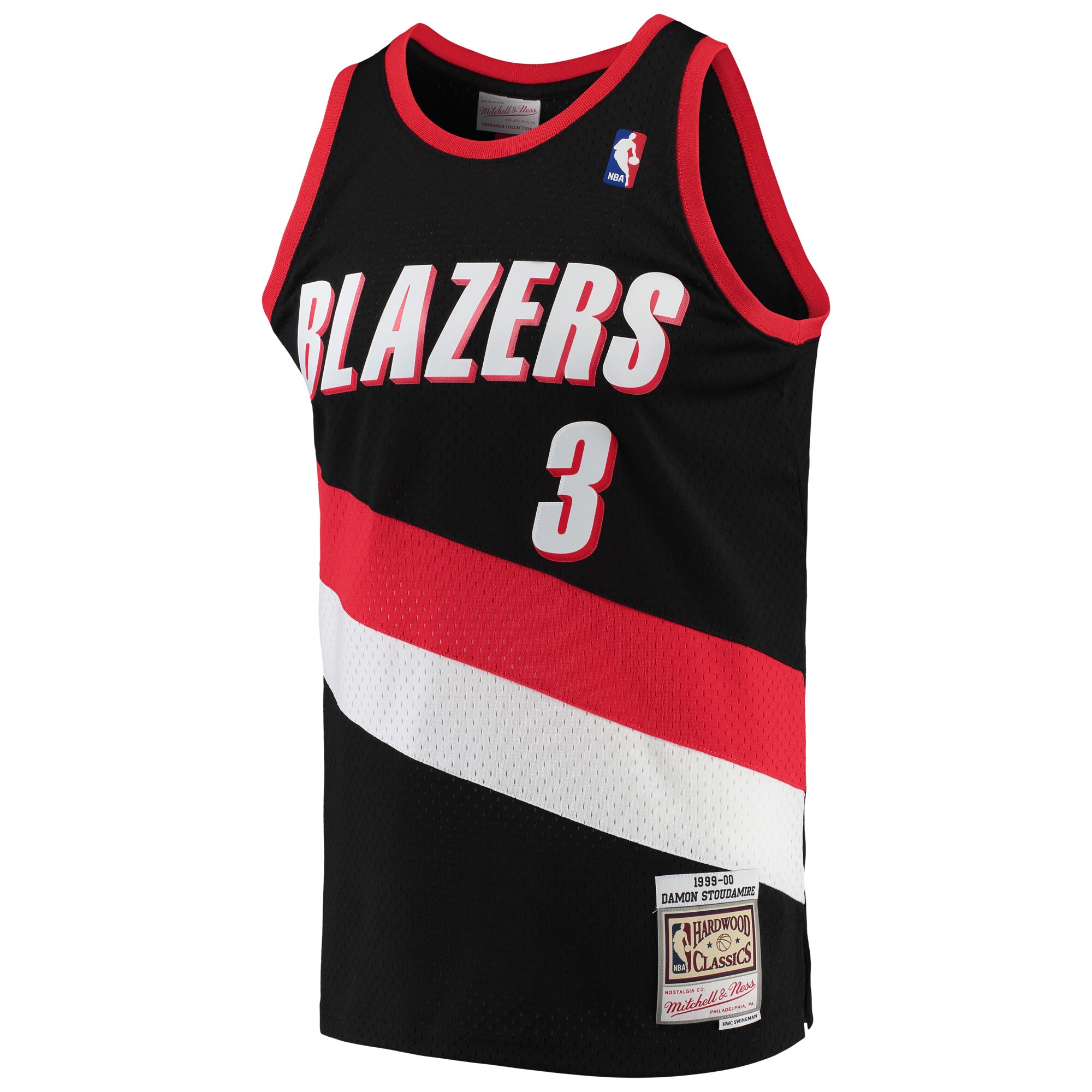 Damon Stoudamire Portland Trail Blazers Mitchell & Ness 1999\/00 Hardwood Classics Swingman Jersey - Black cheap jerseys for sale - CheapJerseys.Shop