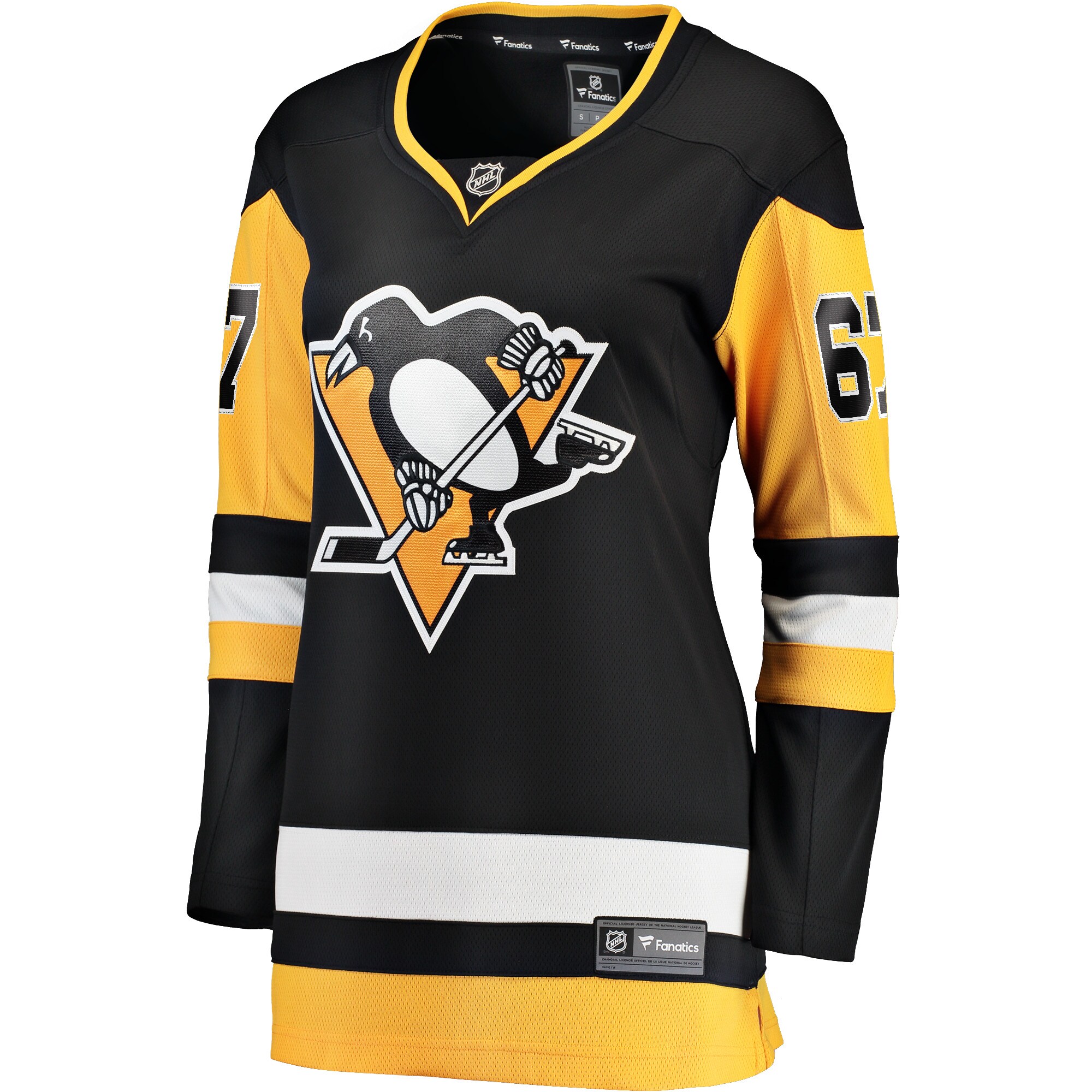 Rickard Rakell Pittsburgh Penguins Women's Fanatics Home Breakaway Player Jersey - Black cheap jerseys for sale - CheapJerseys.Shop