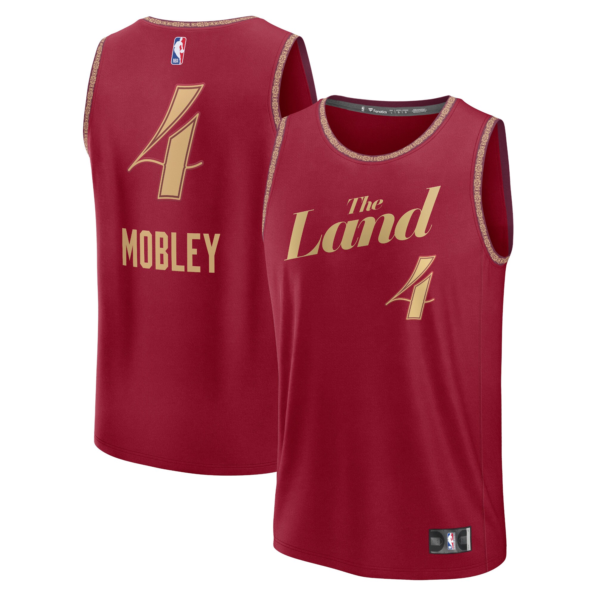 Evan Mobley Cleveland Cavaliers Fanatics Fast Break Jersey - Wine - City Edition cheap jerseys for sale - CheapJerseys.Shop