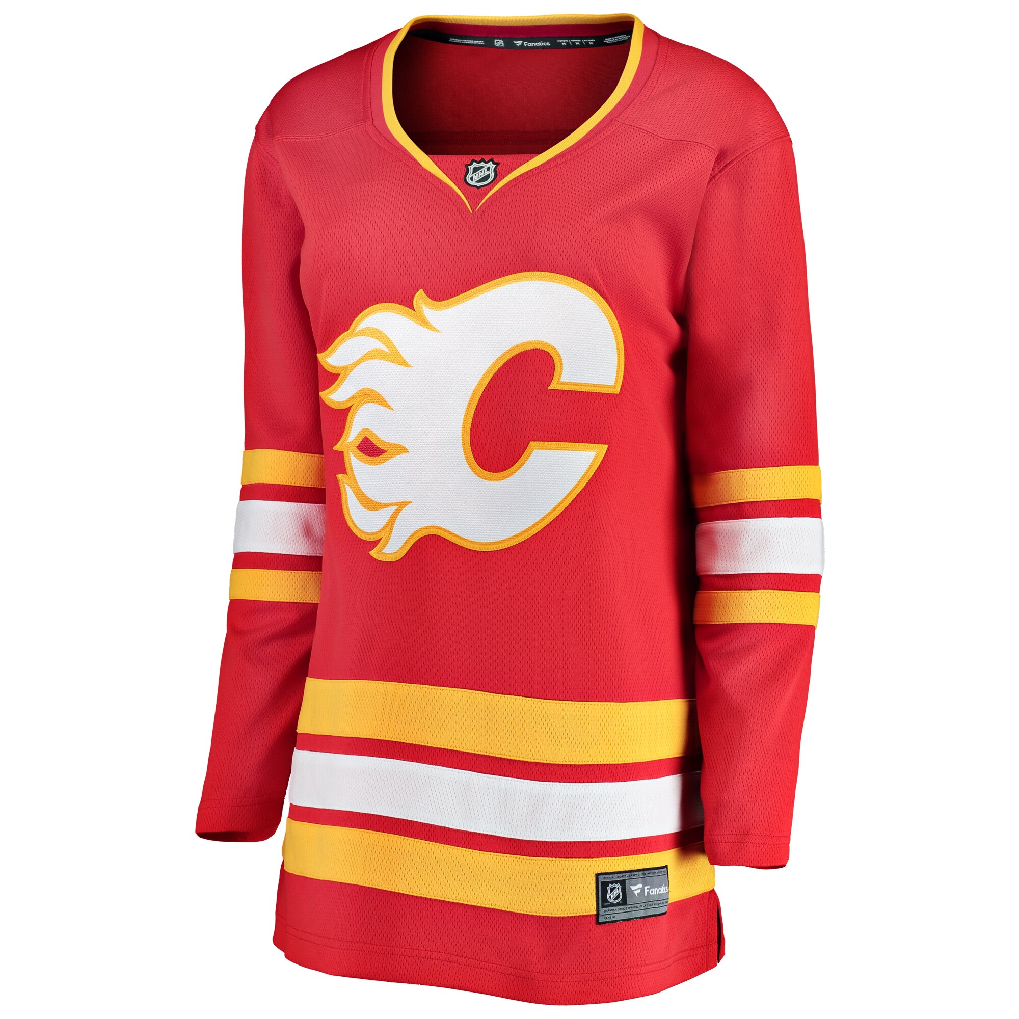Calgary Flames Fanatics Women's Home Breakaway Jersey - Red cheap jerseys for sale - CheapJerseys.Shop