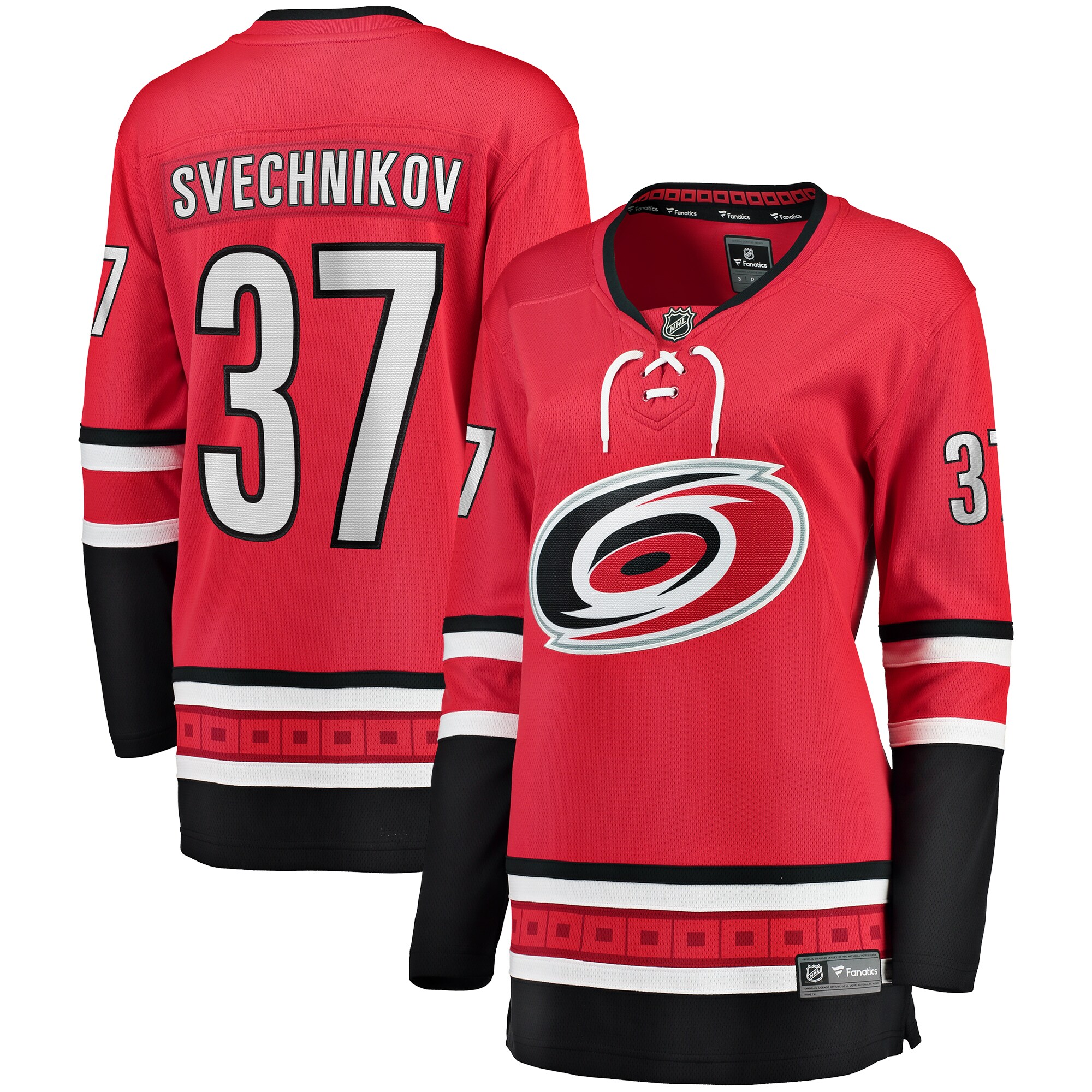 Andrei Svechnikov Carolina Hurricanes Fanatics Women's Alternate Breakaway Player Jersey - Red cheap jerseys for sale - CheapJerseys.Shop
