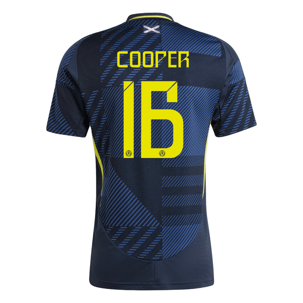 Liam Cooper 16 Scotland National Team 2024 Home Men Jersey - Navy cheap jerseys for sale - CheapJerseys.Shop