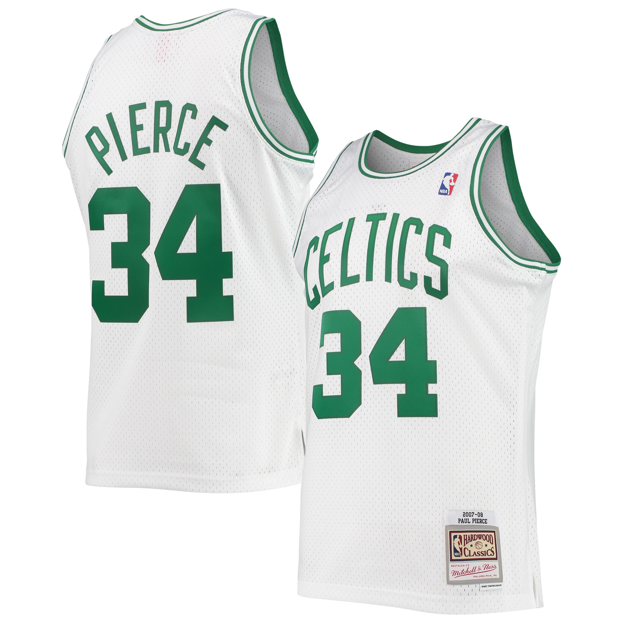 Paul Pierce Boston Celtics Mitchell & Ness Hardwood Classics Swingman Jersey - White cheap jerseys for sale - CheapJerseys.Shop