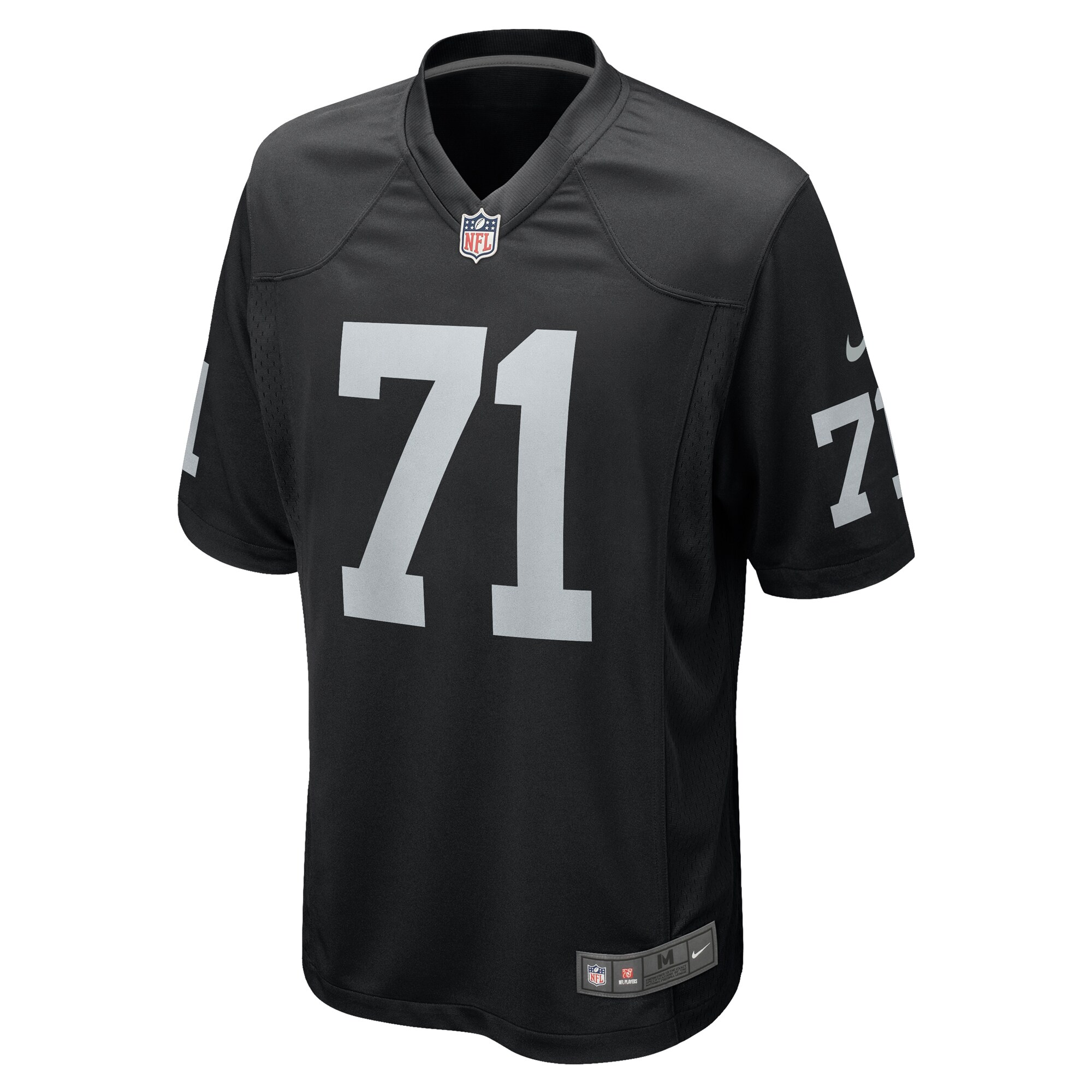 Justin Herron Las Vegas Raiders Team Game Jersey - Black cheap jerseys for sale - CheapJerseys.Shop