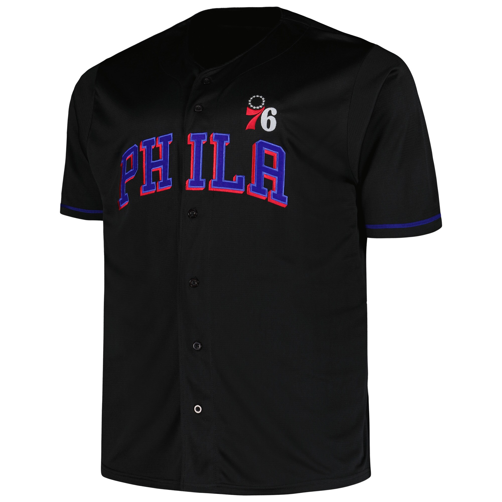 Philadelphia 76ers Profile Big & Tall Pop Jersey - Black cheap jerseys for sale - CheapJerseys.Shop